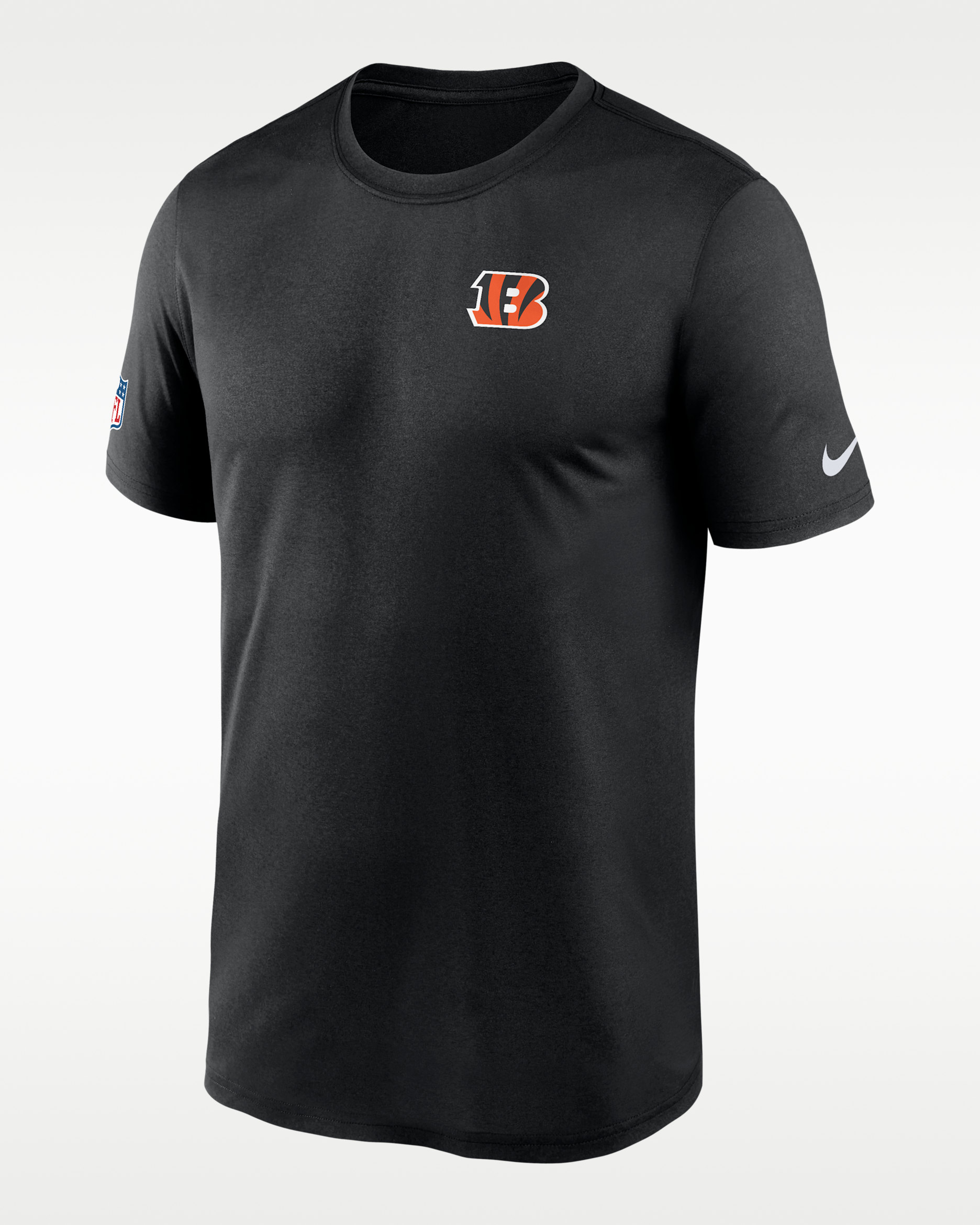 Cincinnati Bengals Legend Small Logo Men's Nike Dri-FIT NFL T-Shirt - Black