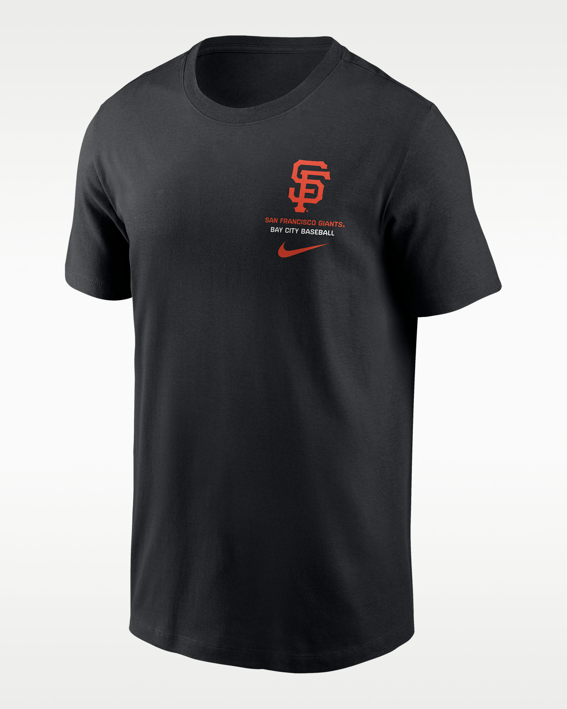 San Francisco Giants 2-Hit Men's Nike MLB T-Shirt - Black