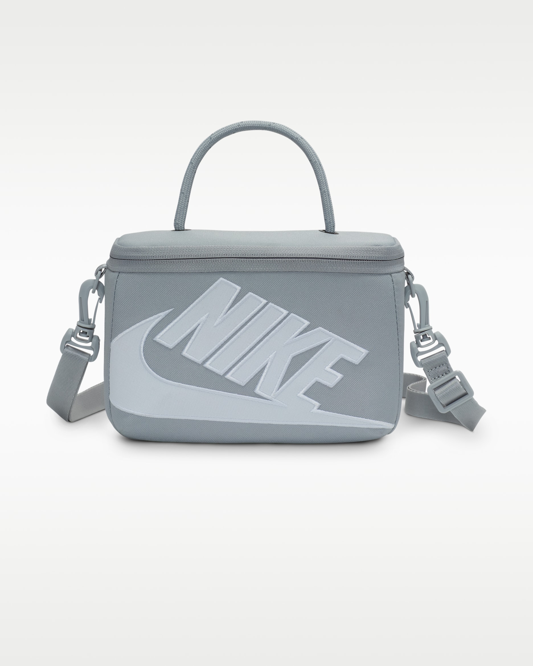 Nike 迷你鞋盒斜背包 (3 公升) - Wolf Grey/Wolf Grey/白色