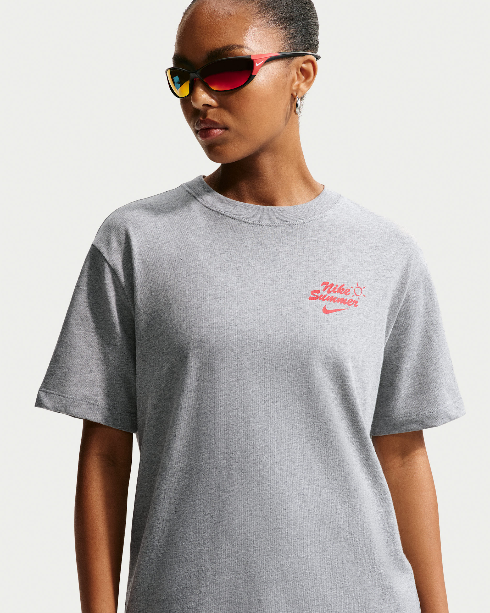 T-shirt Nike Sportswear pour femme - Dark Grey Heather