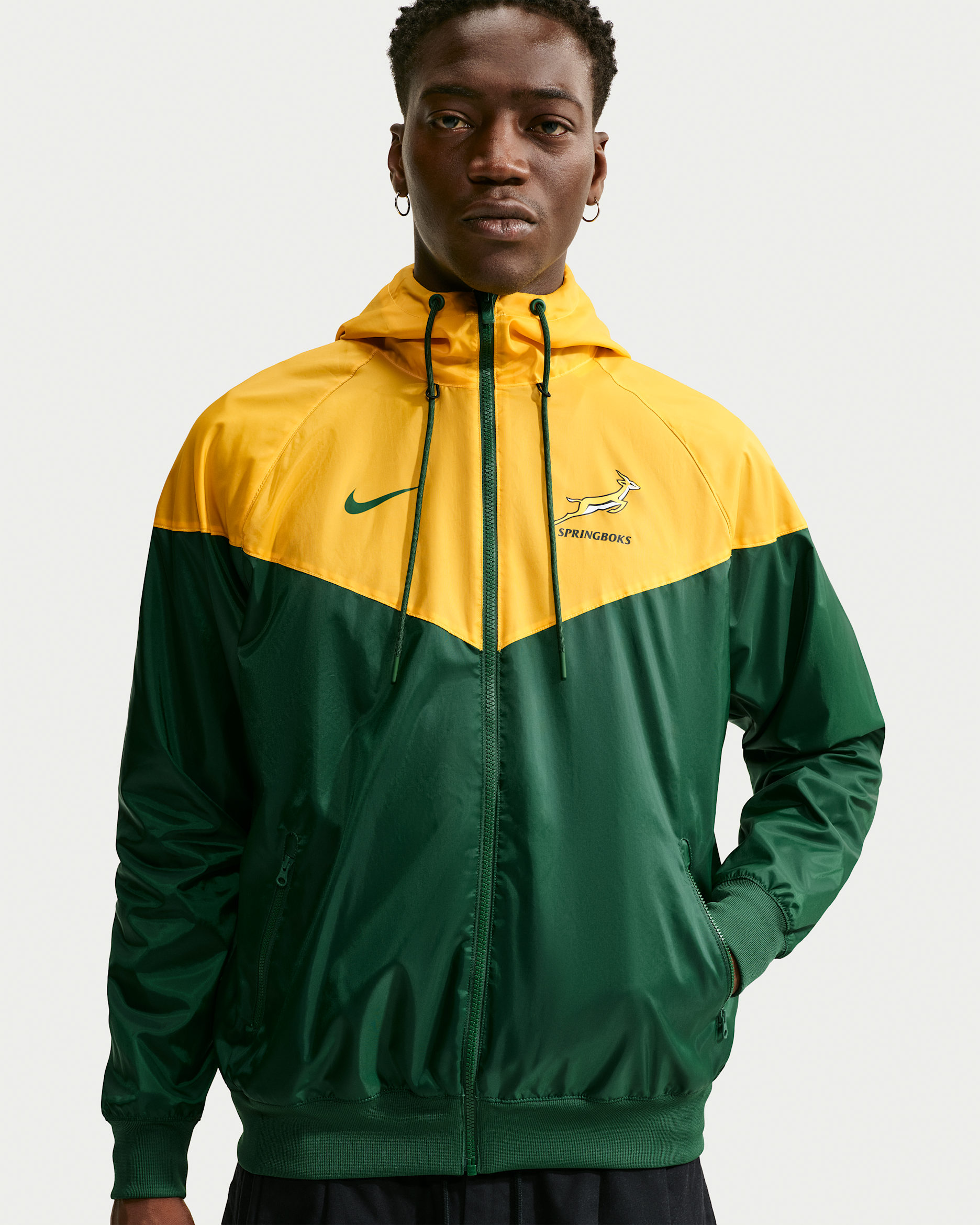 Springboks Nike Windrunner - Gorge Green/University Gold/University Gold