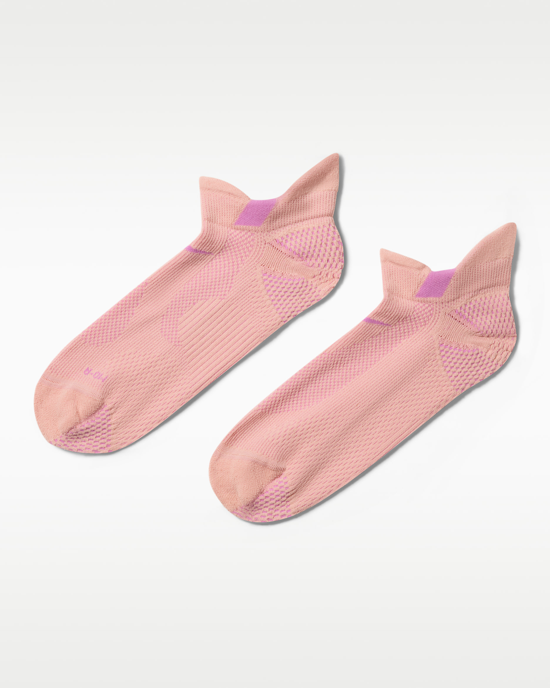 Nike Running Lightweight No-Show Socks (1 Pair) - Arctic Orange/Light Magenta/Pure Platinum/Light Magenta