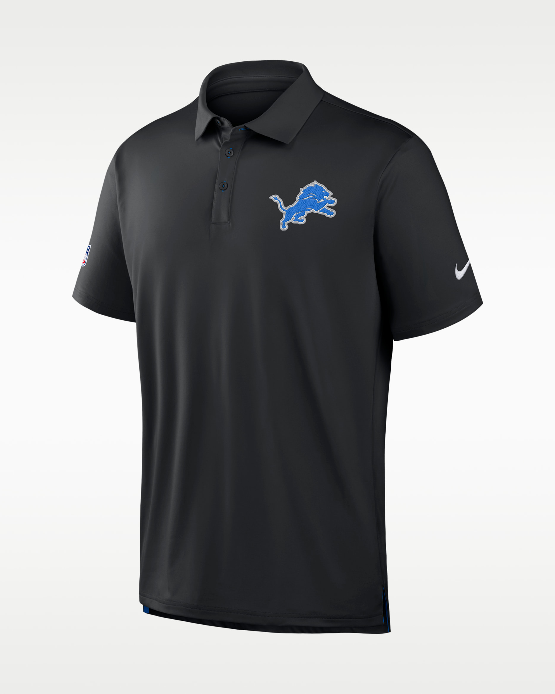Detroit Lions Tour Men's Nike Dri-FIT NFL Polo - Black