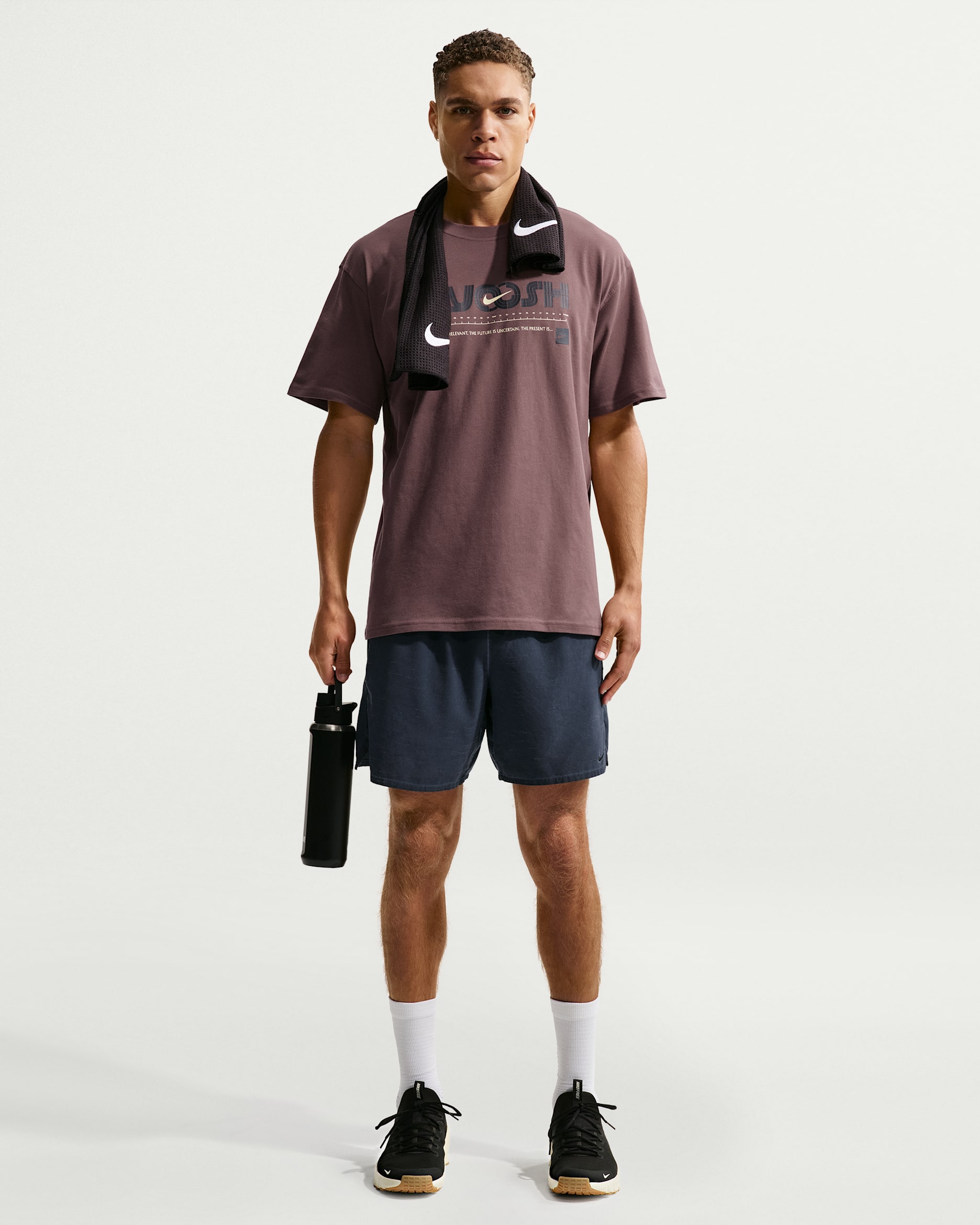 Nike Unlimited N.A.C. trainingsshorts voor heren (18 cm) - Obsidian/Obsidian/Obsidian