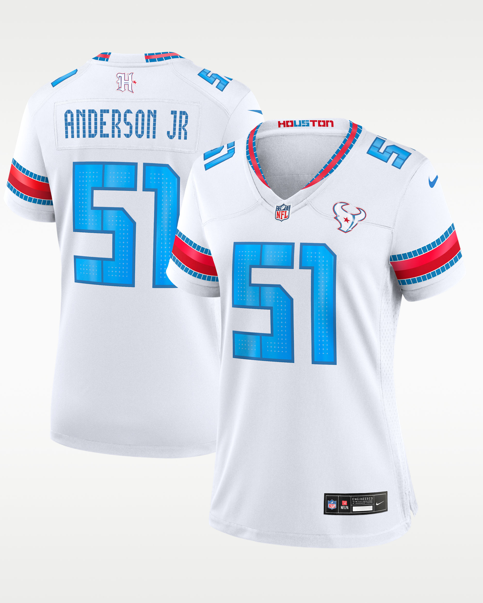Will Anderson Jr. Houston Texans Rivalries Collection Women's Nike NFL Game Jersey - White