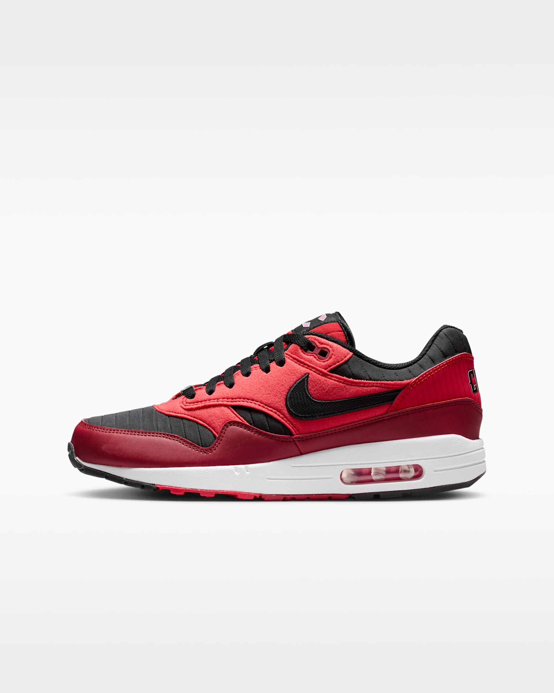 Nike Air Max 1 "Reds" Men's Shoes - Speed Red/White/Black