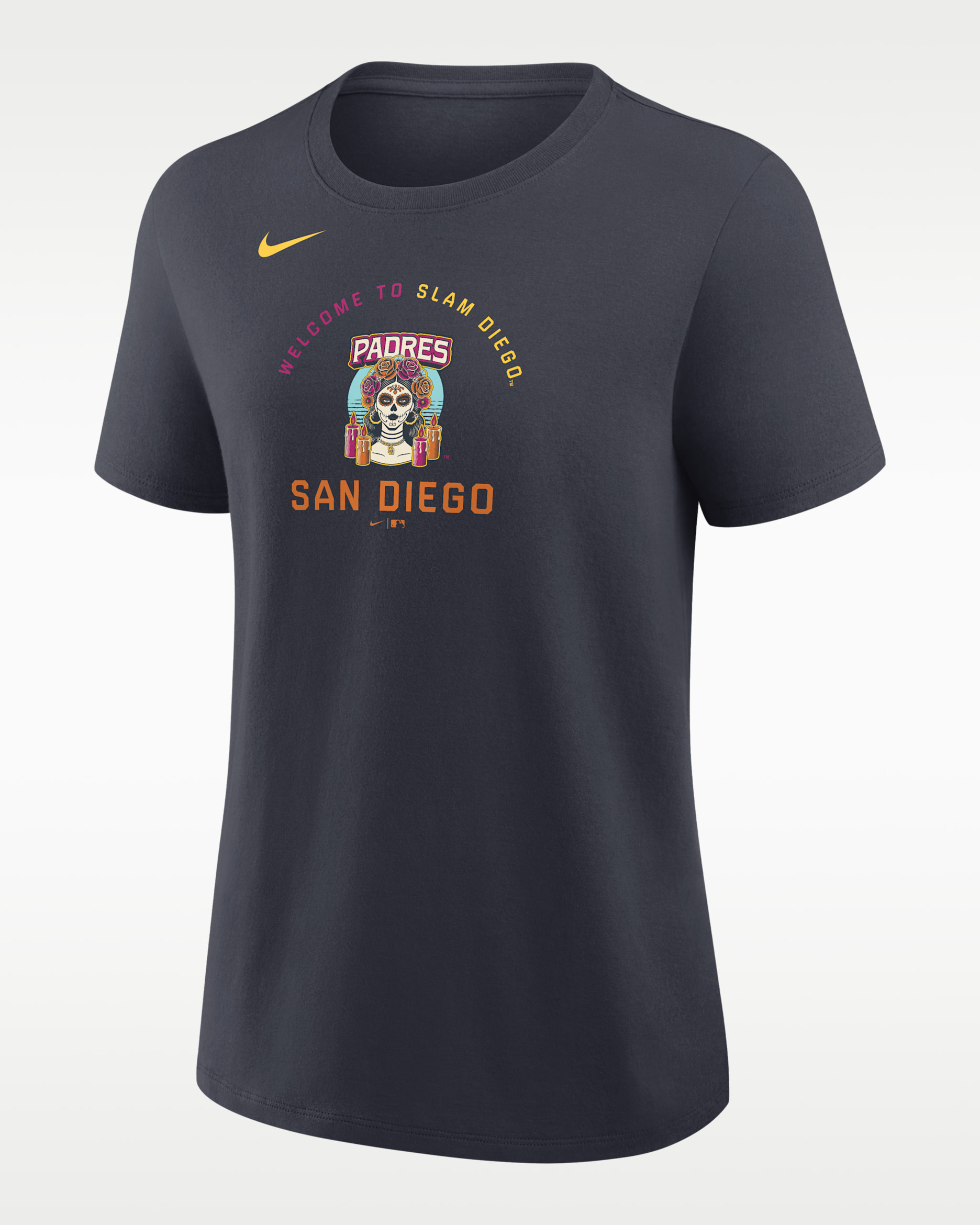 San Diego Padres City Connect Women's Nike MLB T-Shirt - Black