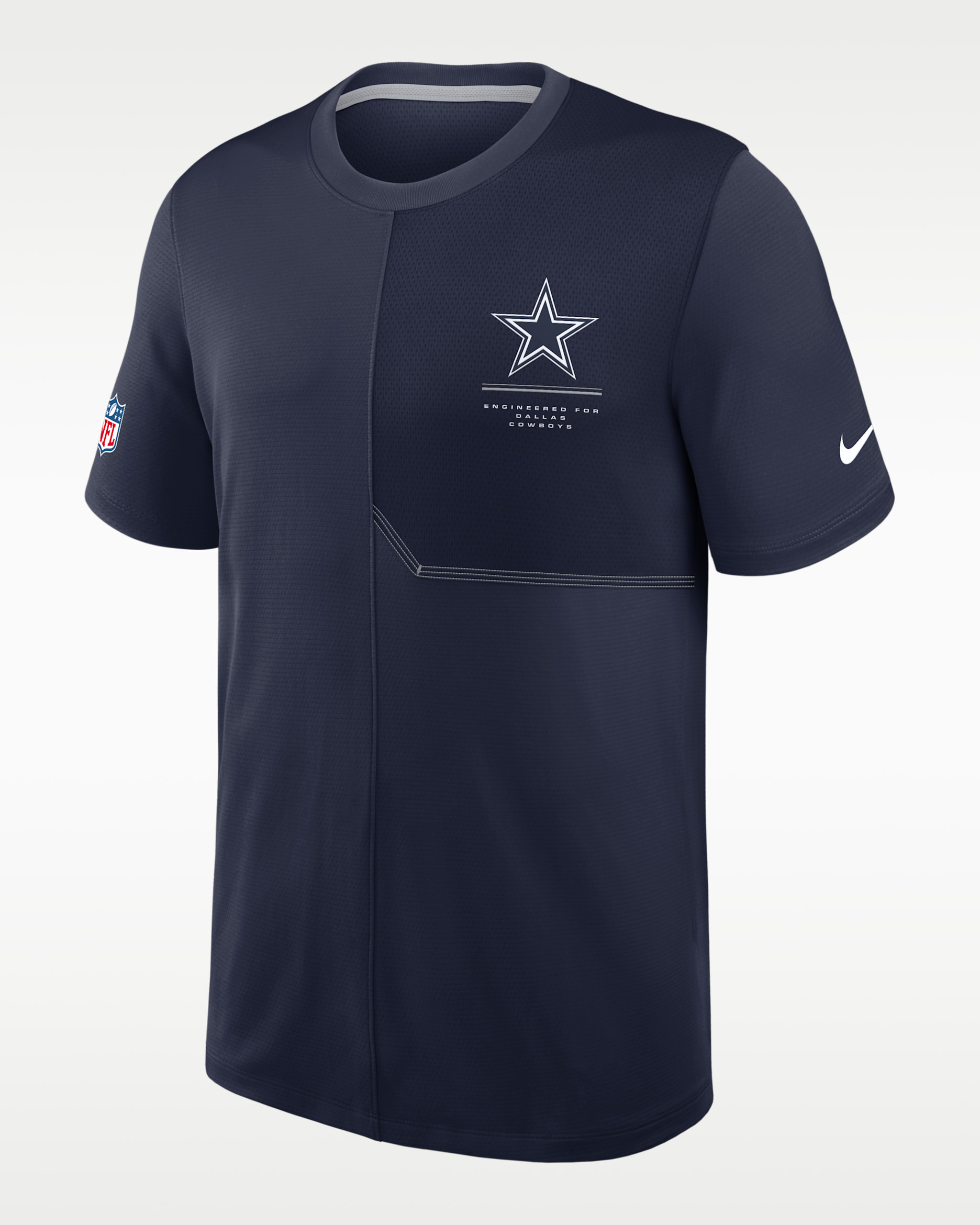 Dallas Cowboys Sideline Coach Men's Nike Dri-FIT NFL Top - Navy