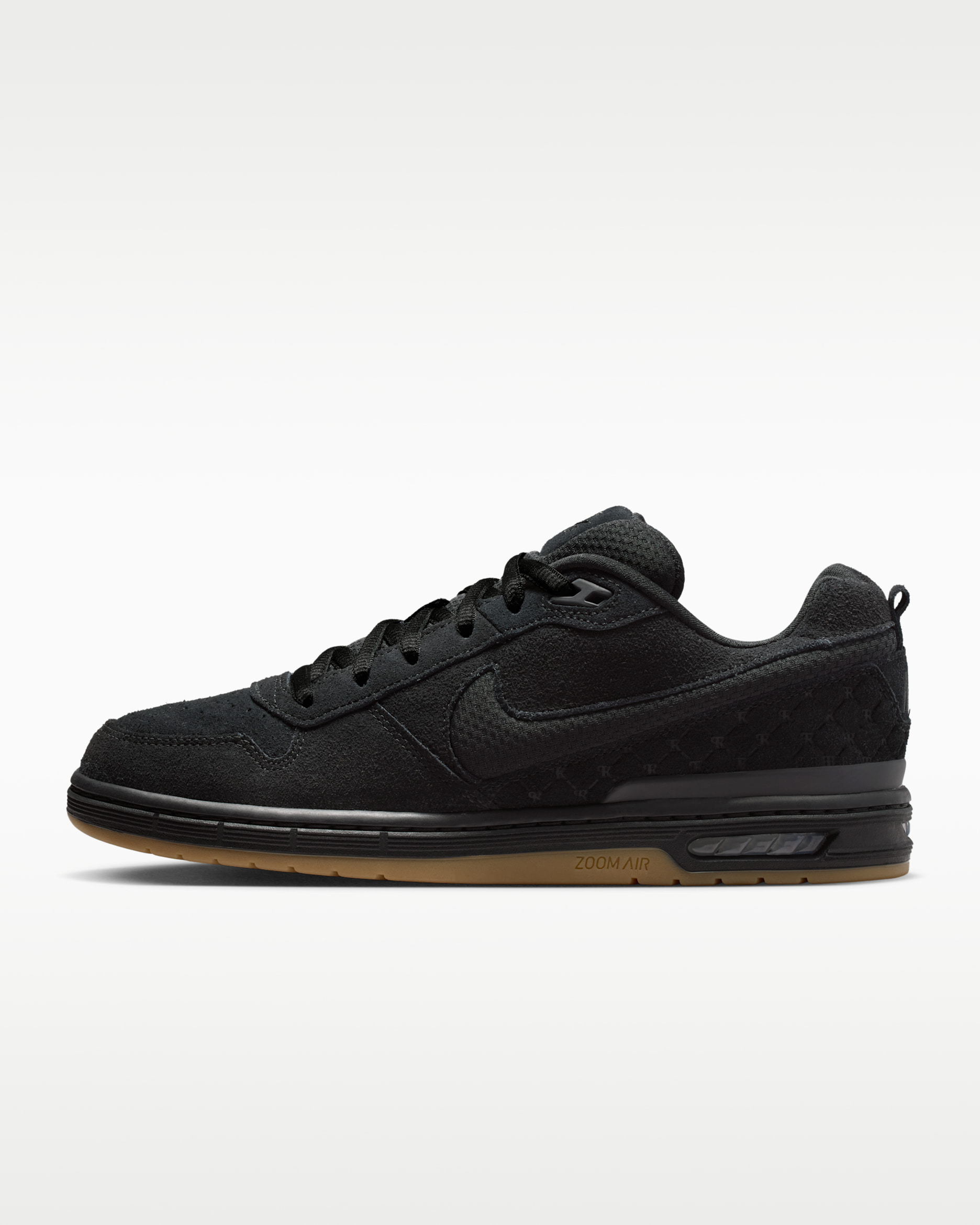 Nike SB Air Zoom Paul Rodriguez Low Skate Shoes - Black/Black/Gum Light Brown/Black