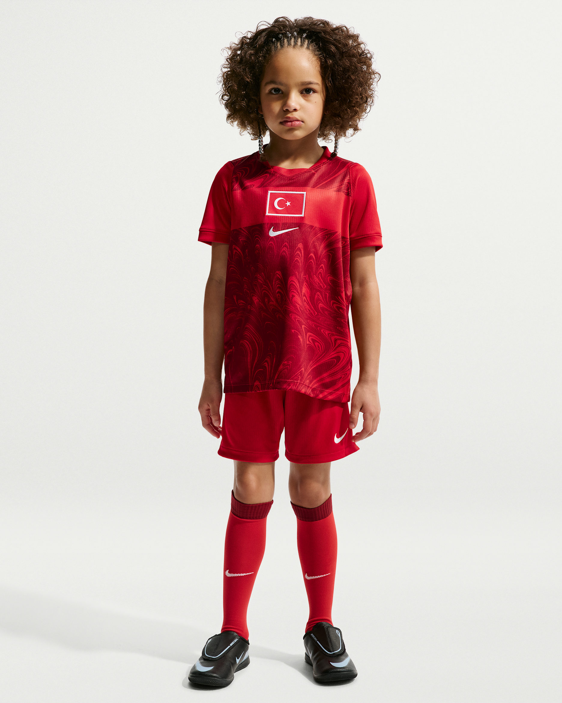 Turkey 2026 Younger Kids' Nike Football Replica 3-Piece Kit - Sport Red/Team Red/White