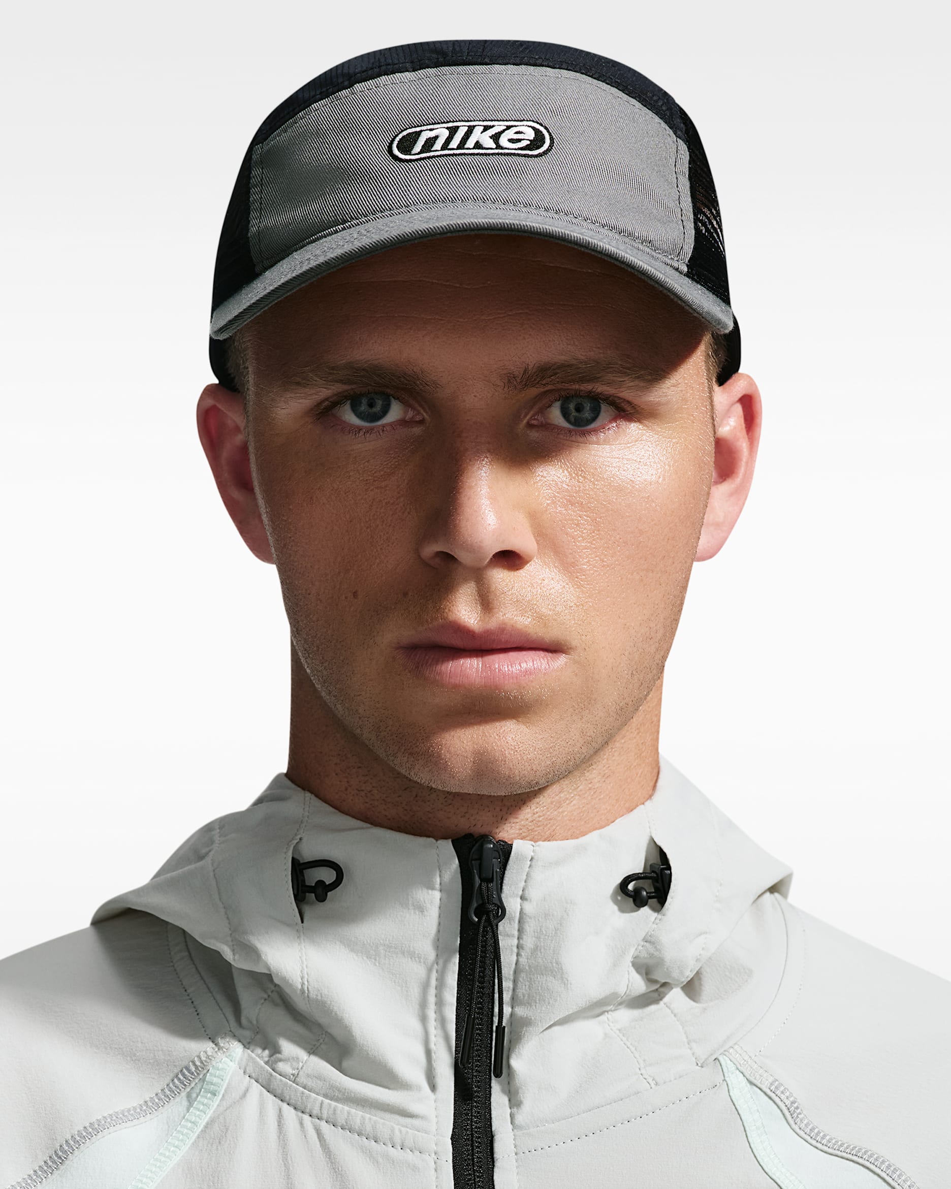 Gorra sin estructura Nike Fly - Gris humo/Negro