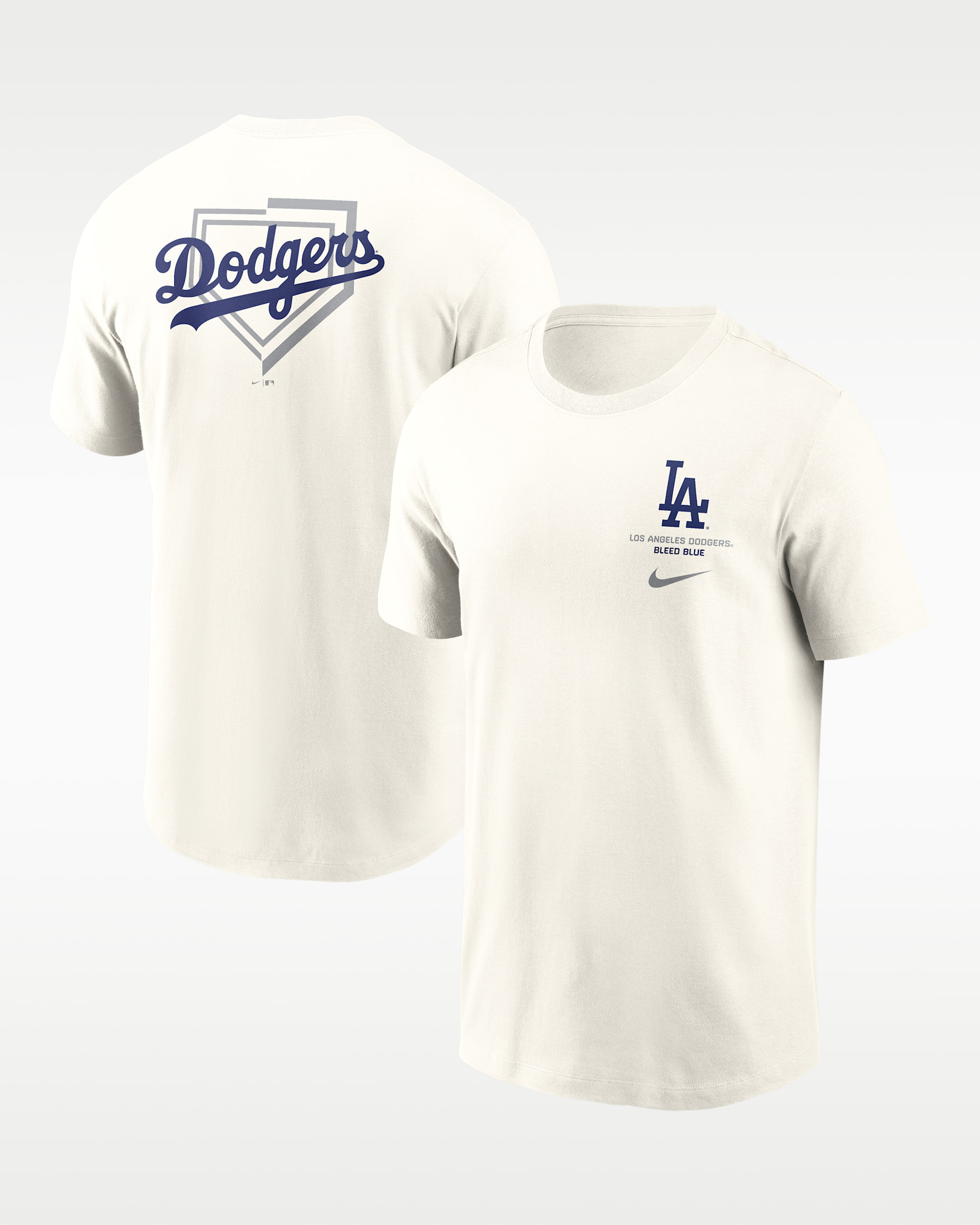 ロサンゼルス ドジャース 2 -Hit メンズ ナイキ MLB Tシャツ - セイル