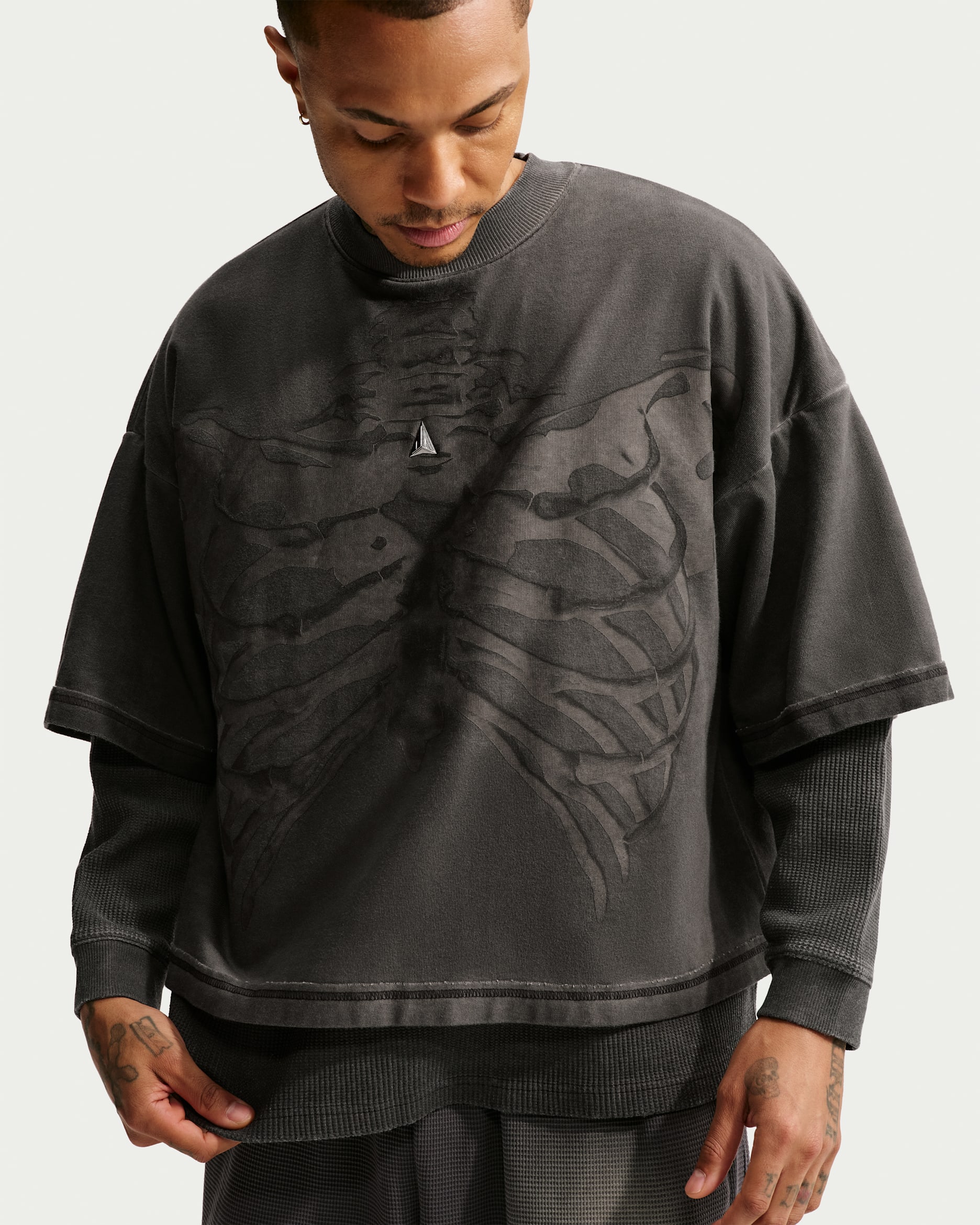 Ja Men's Dri-FIT Long-Sleeve Basketball Top - Black