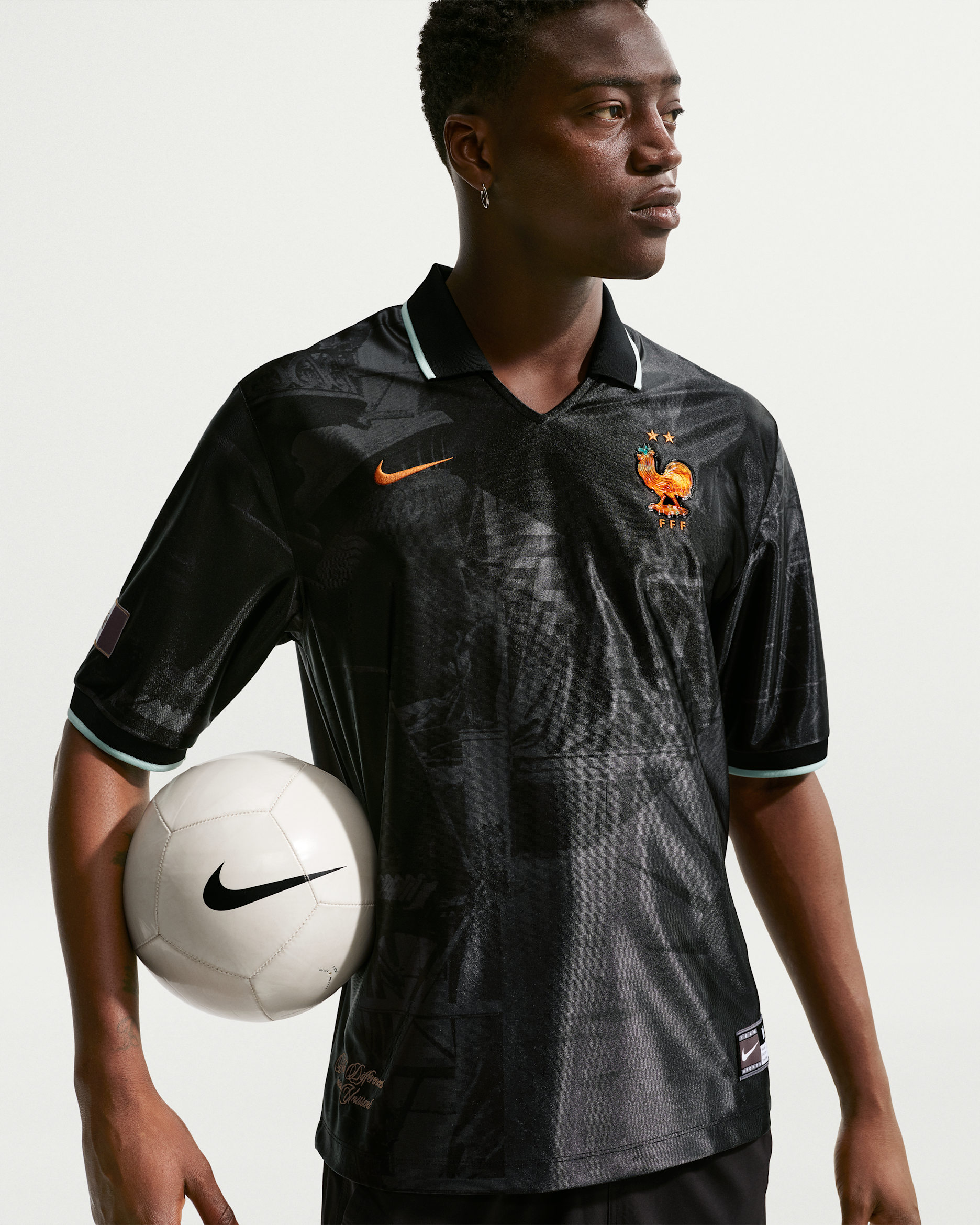 FFF Energy Men's Nike Dri-FIT Short-Sleeve Soccer Top - Anthracite/Igloo/Metallic Copper