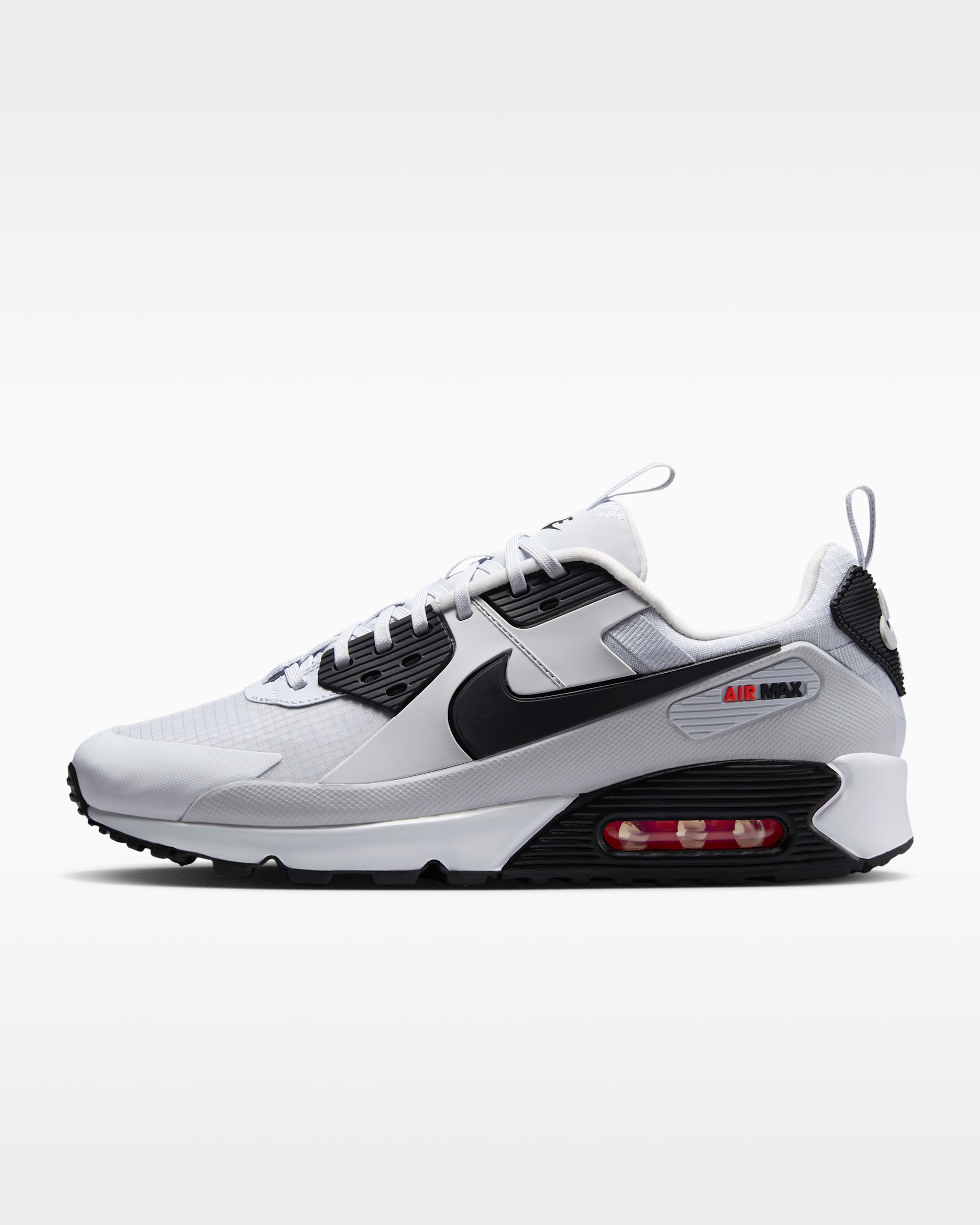 Nike Air Max 90 Drift Men's Shoes - Pure Platinum/Bright Crimson/Black