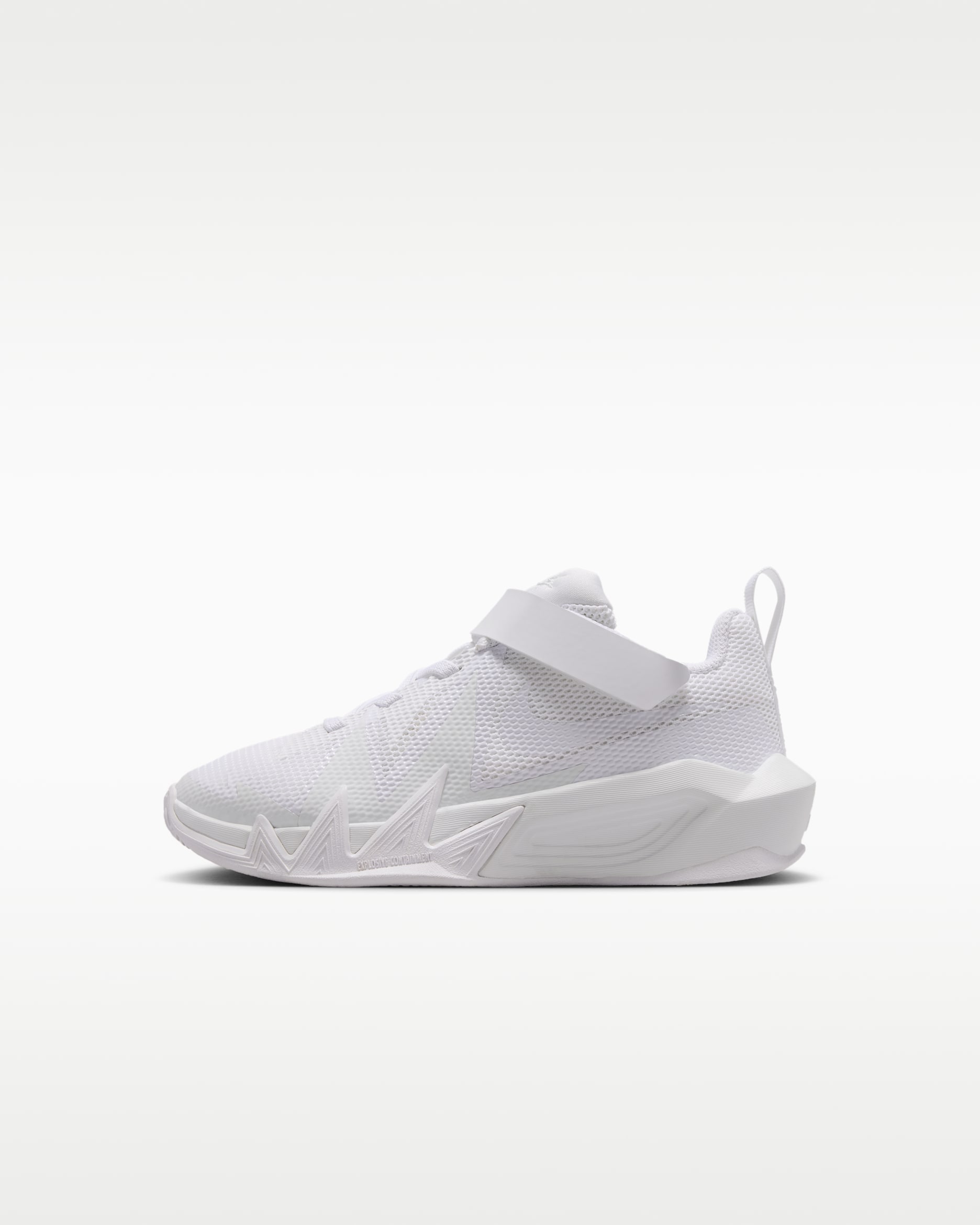 Nike S.T. Dynamite Younger Kids' Basketball Shoe - White/Off-White/White