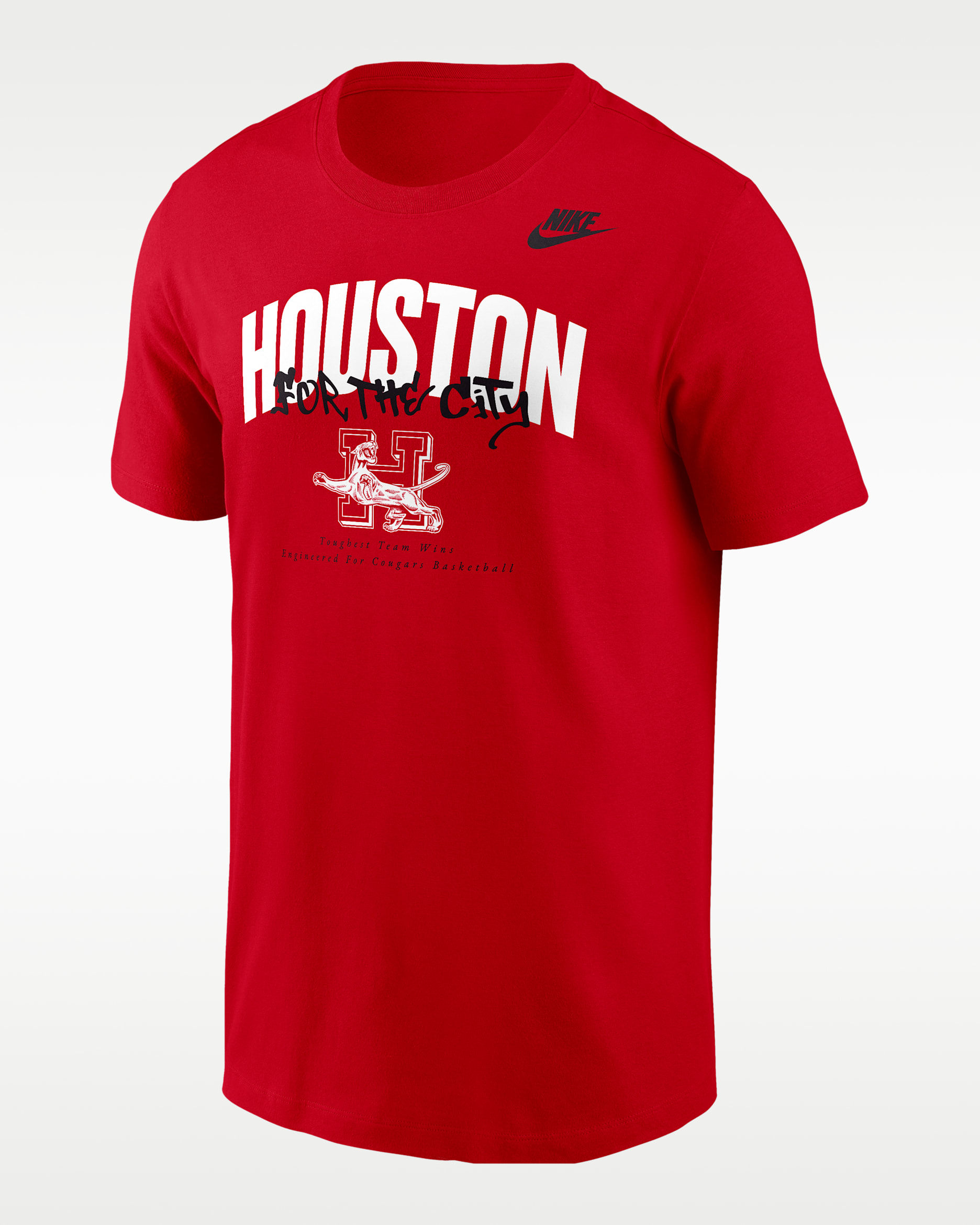 Houston Cougars Men's Nike NCAA Cotton T-Shirt - University Red