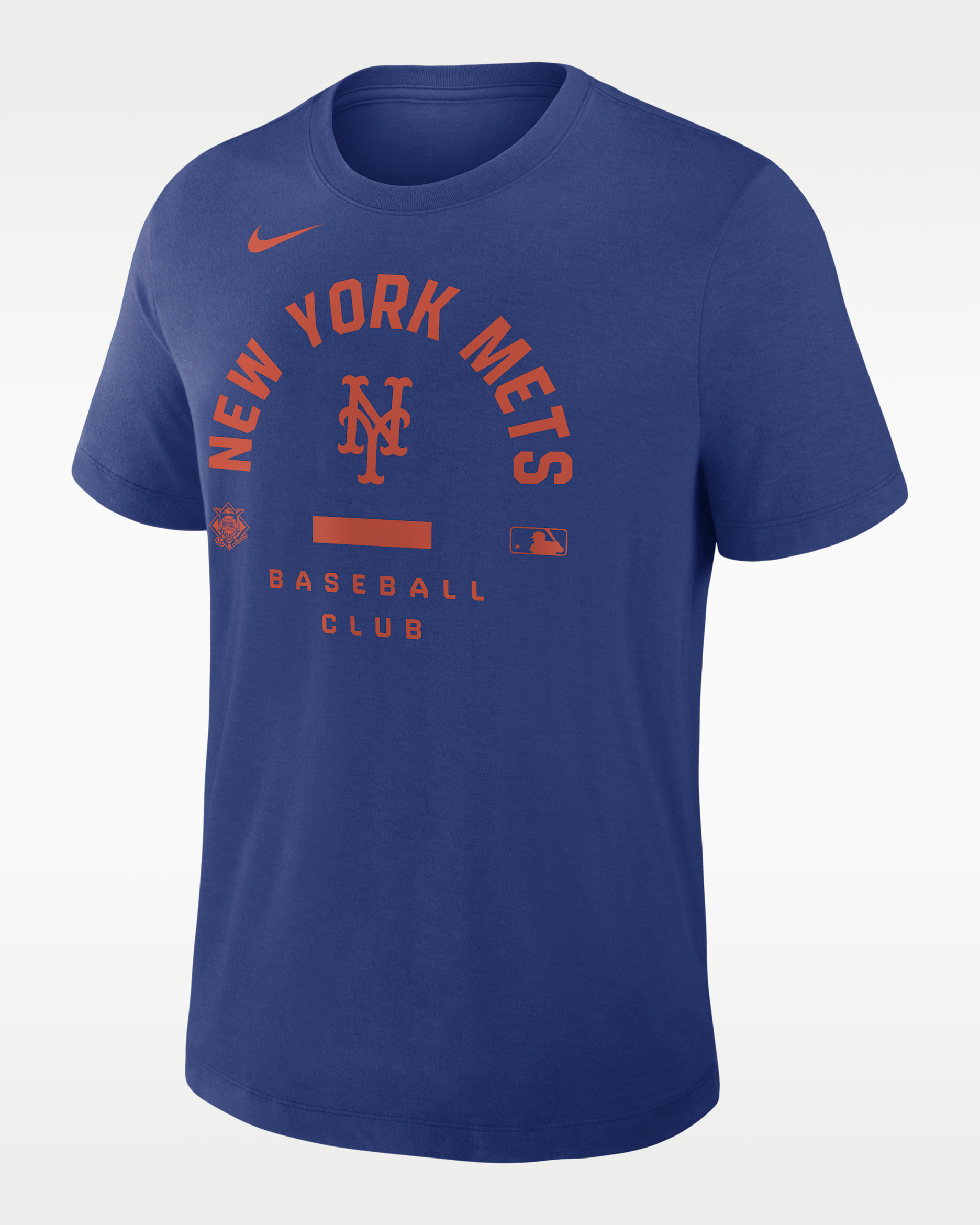Playera Nike Dri-FIT de la MLB para hombre New York Mets Authentic Collection Early Work - Azul enérgico