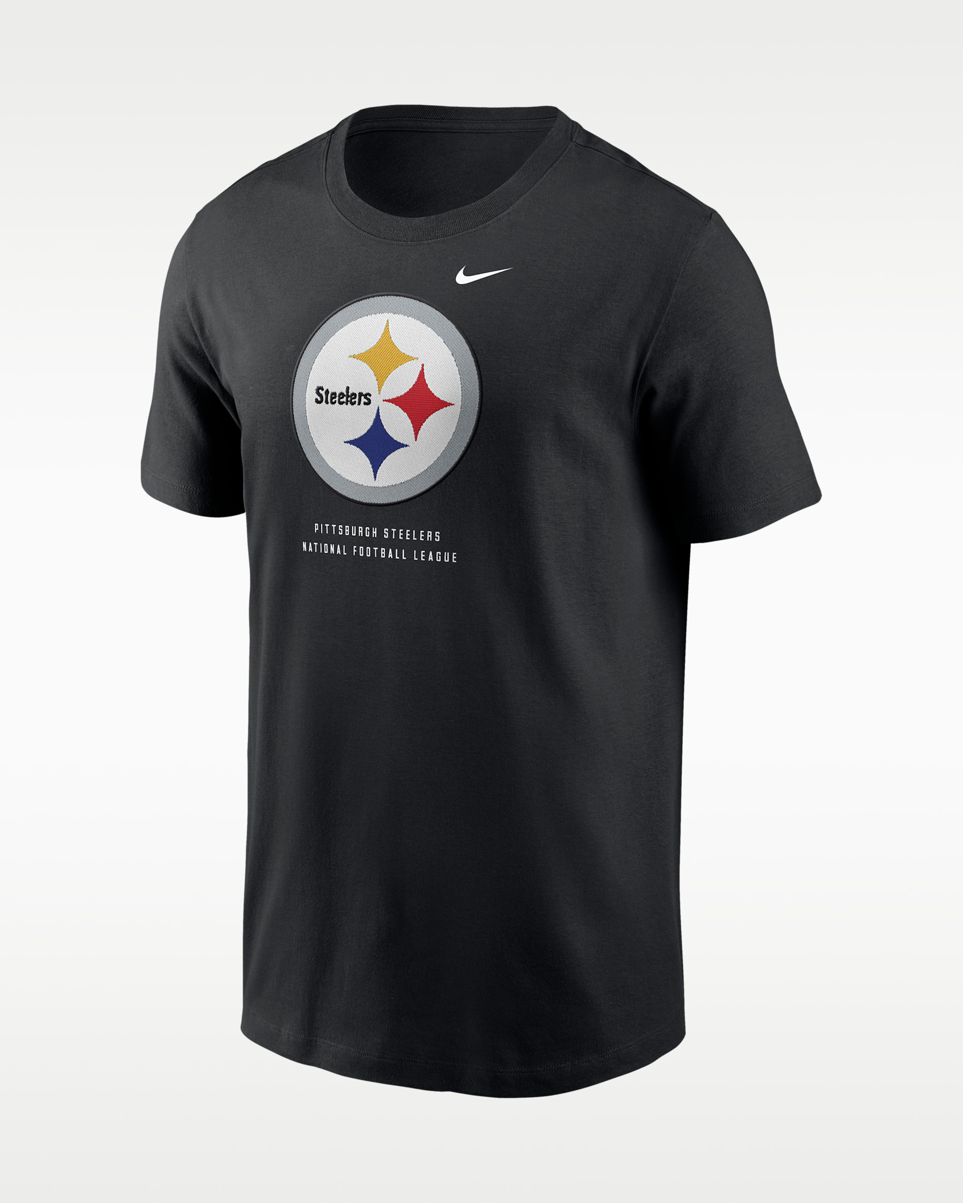 Playera Nike de la NFL para hombre Pittsburgh Steelers Essential - Negro