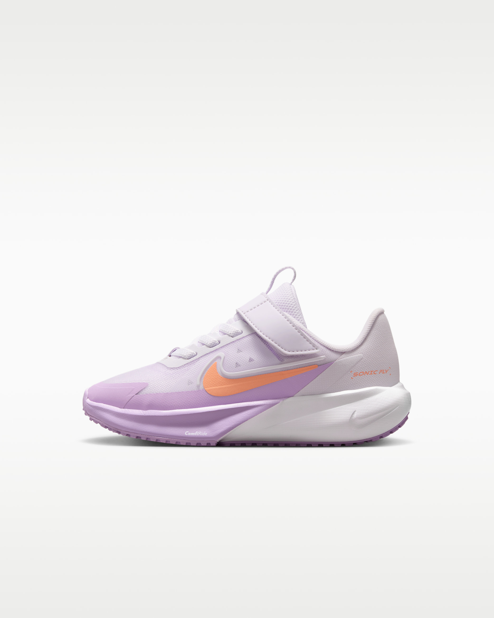 รองเท้าวิ่งเด็กเล็ก Nike Sonic Fly - Barely Grape/ขาว/Violet Star/Apricot Agate