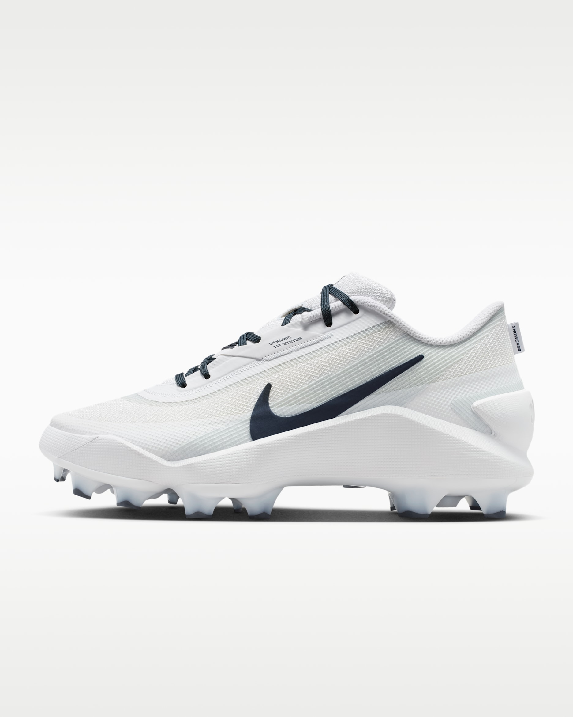 Nike Diamond Showcase MCS Baseball Cleats - White/Pure Platinum/College Navy