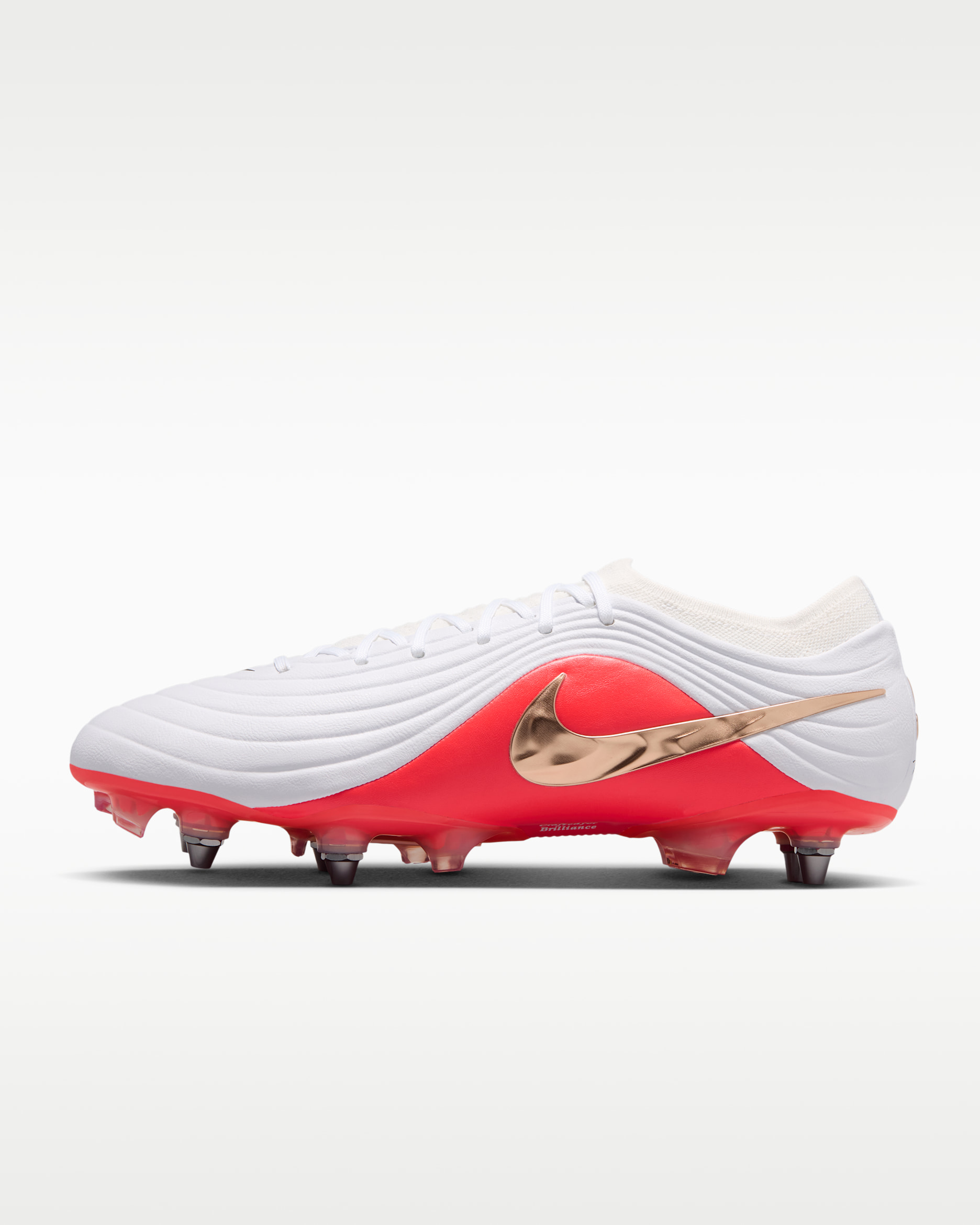 Nízké kopačky Nike Tiempo Maestro Elite na měkký povrch - Bílá/Bright Crimson/Blur