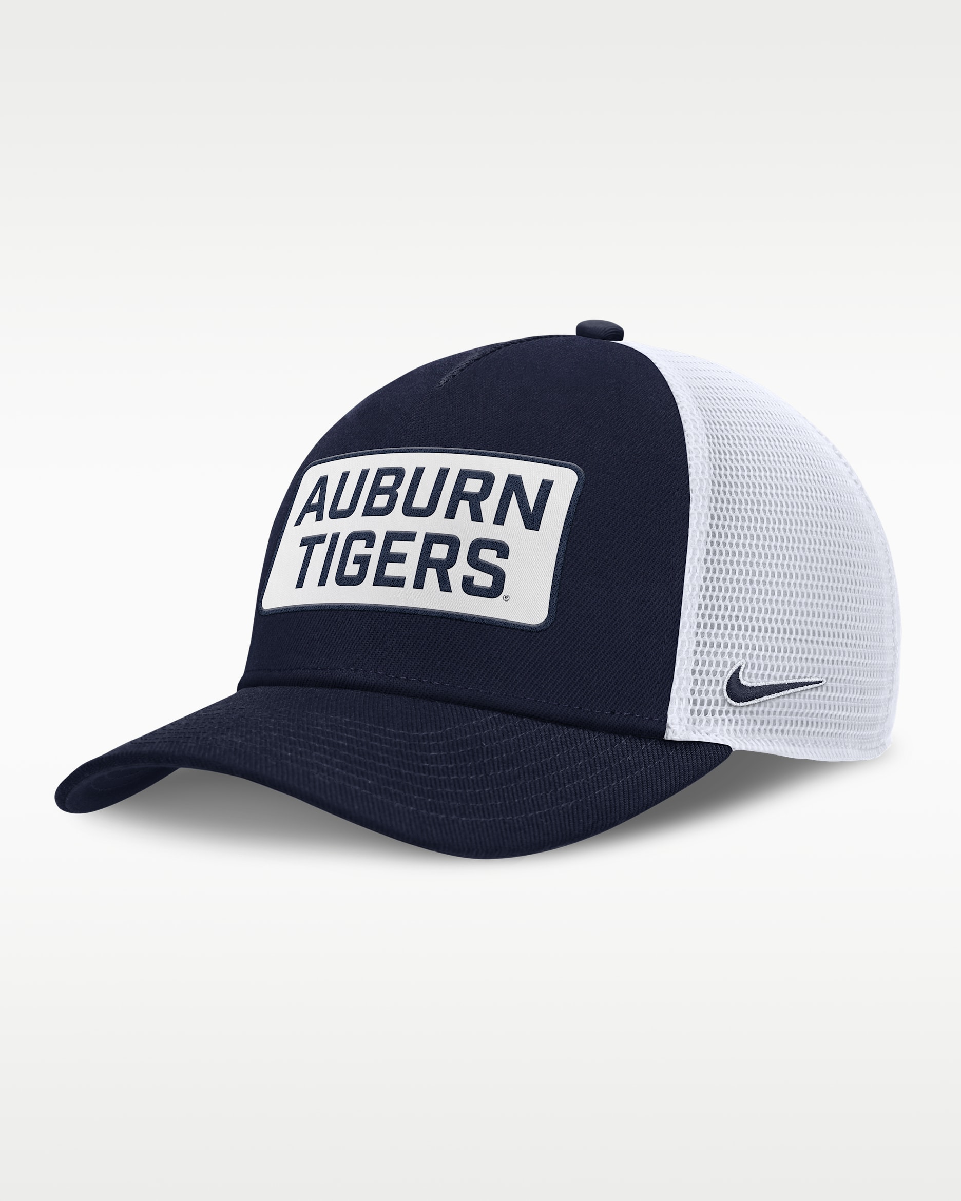 Auburn On-Field Rise Men's Nike College Trucker Adjustable Hat - Navy