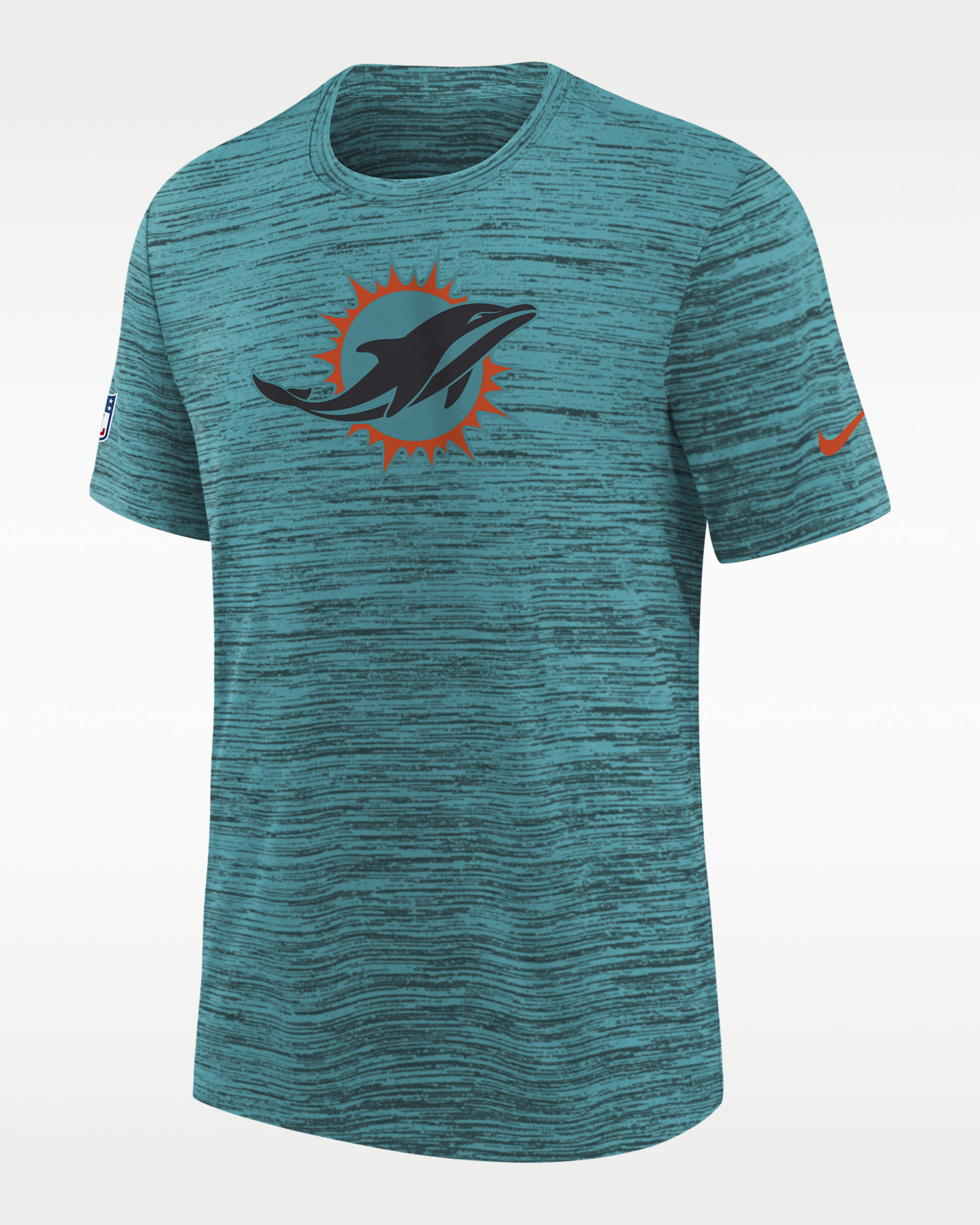 Miami Dolphins Rivalry Sideline Velocity Big Kids' Nike Dri-FIT NFL T-Shirt - Navy