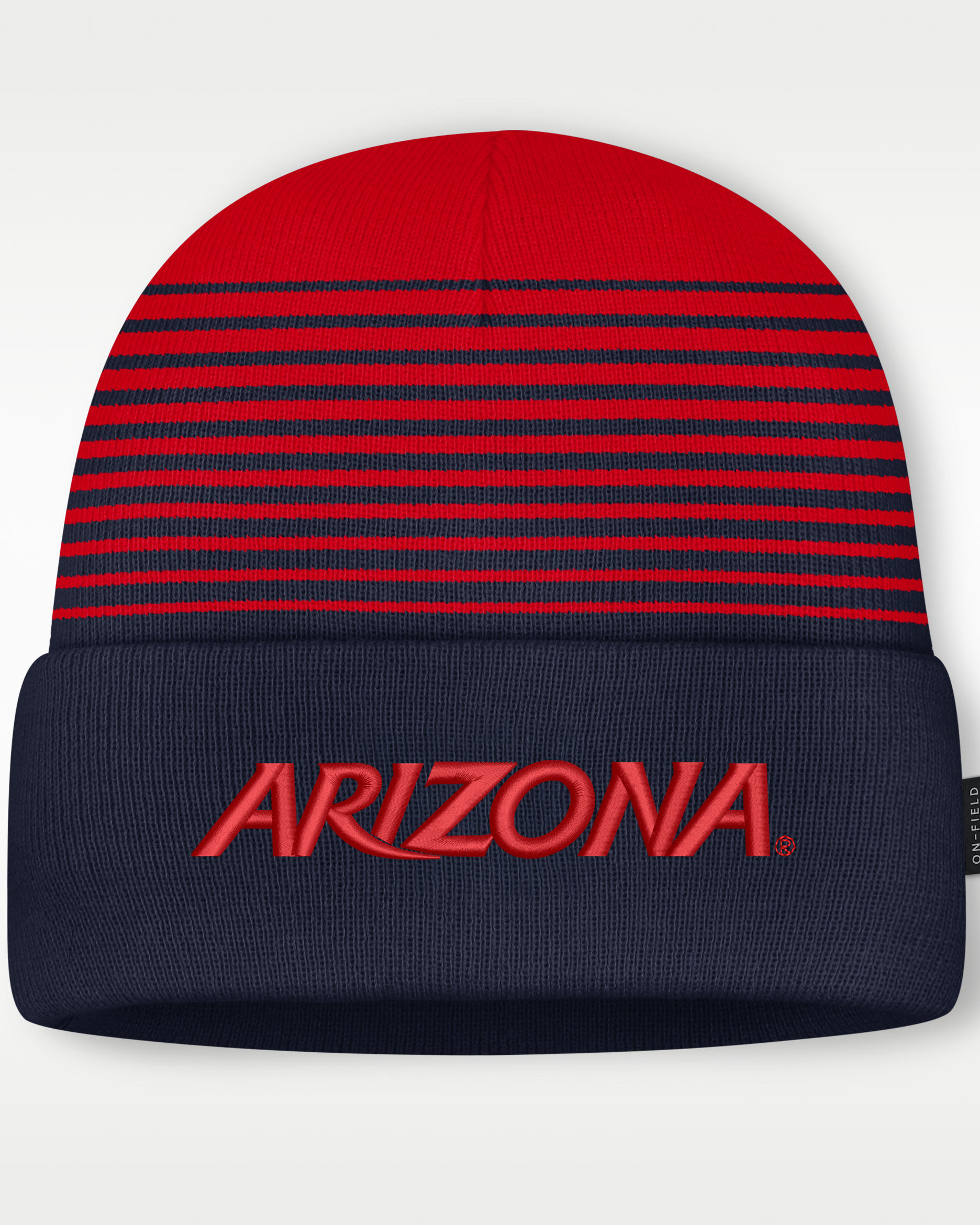 Arizona Sideline Utility Men's Nike College Cuffed Beanie - College Navy/University Red