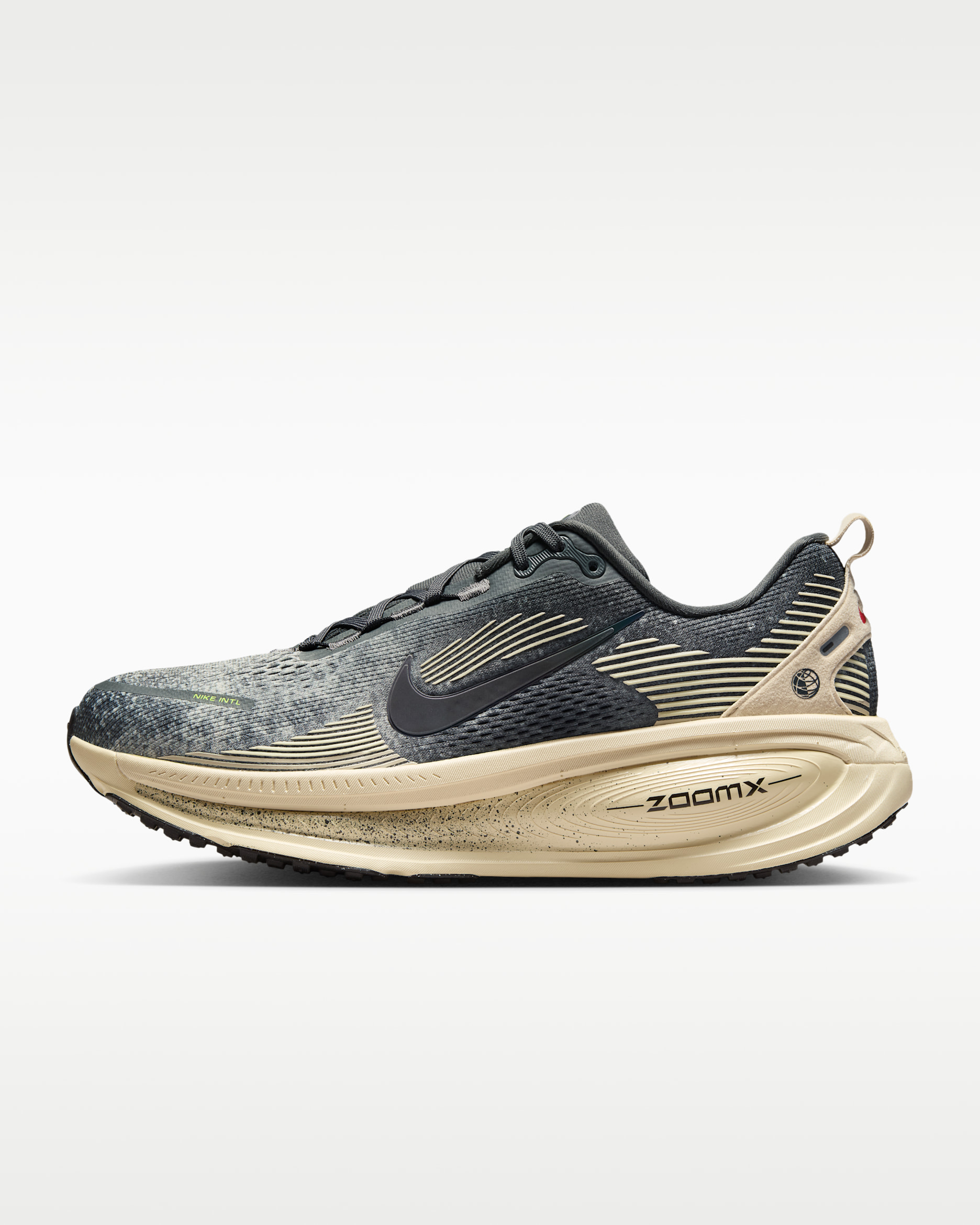 나이키 보메로 18 남성 로드 러닝화 - 오트밀/앤트러사이트/볼트/블랙