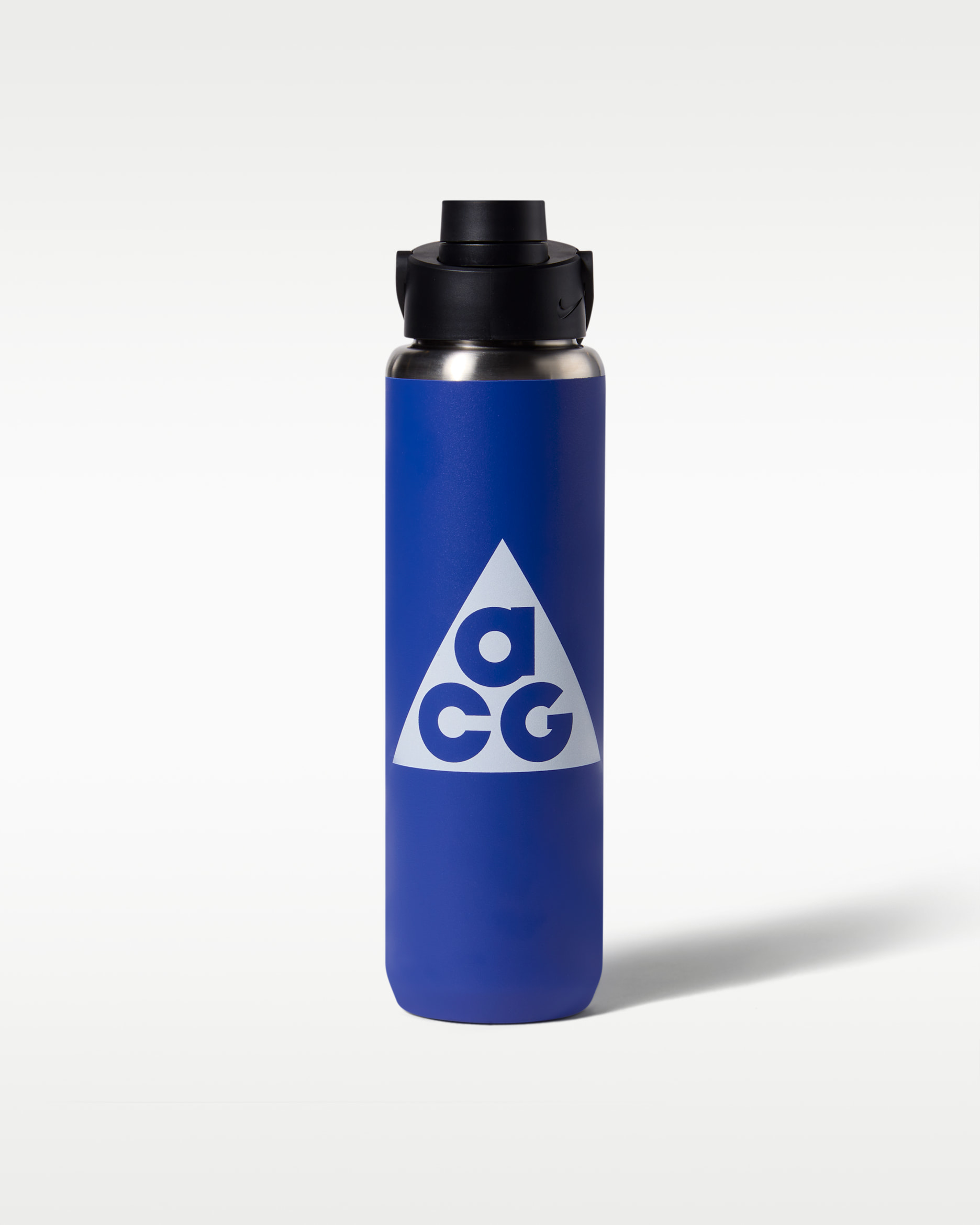 Nike ACG ReCharge Stainless Steel Graphic Chug Bottle (24 oz) - Racer Blue/Summit White