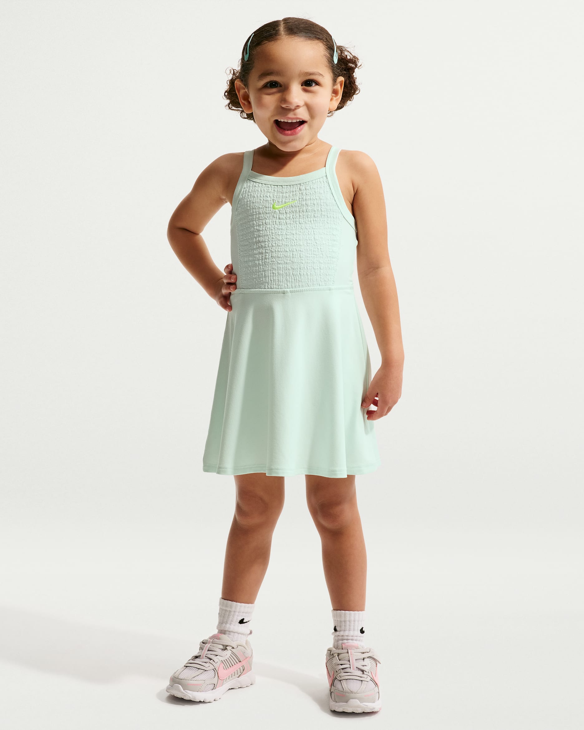 Nike Bold Play Little Kids' Dri-FIT Dress - Barely Green