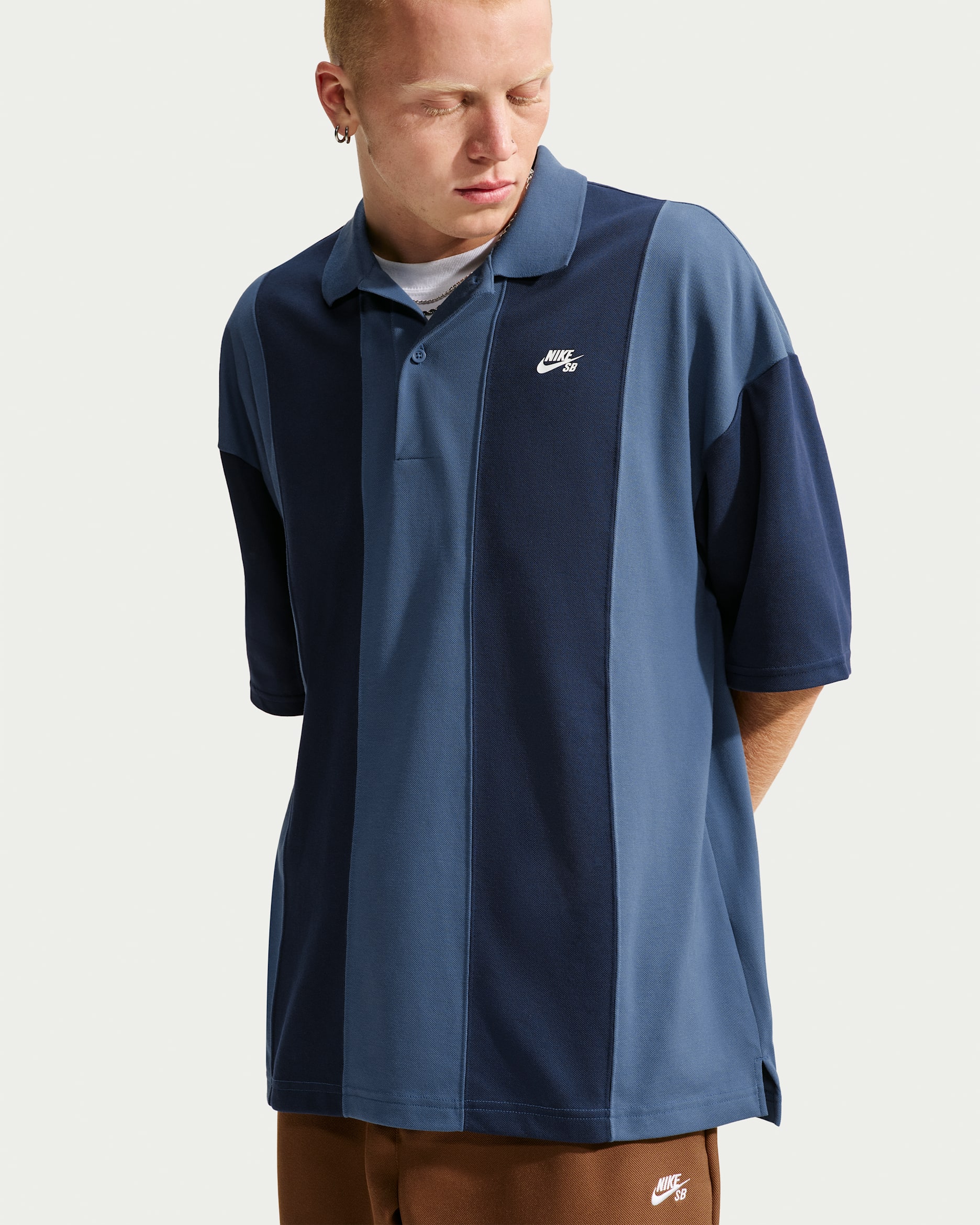 Nike SB Skate Polo - Blue Eclipse/New Slate/White