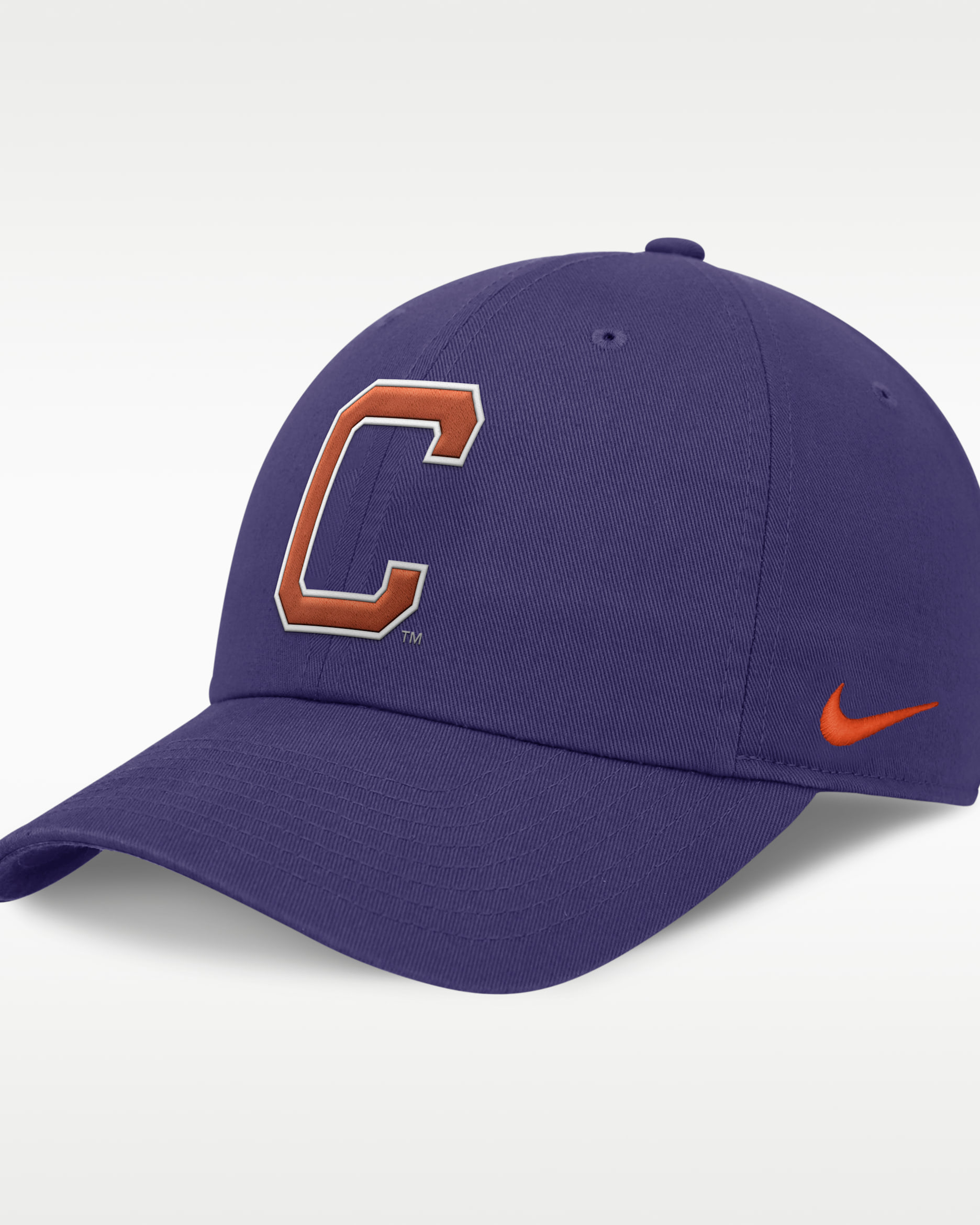 Clemson Club Men's Nike College Adjustable Hat - Purple