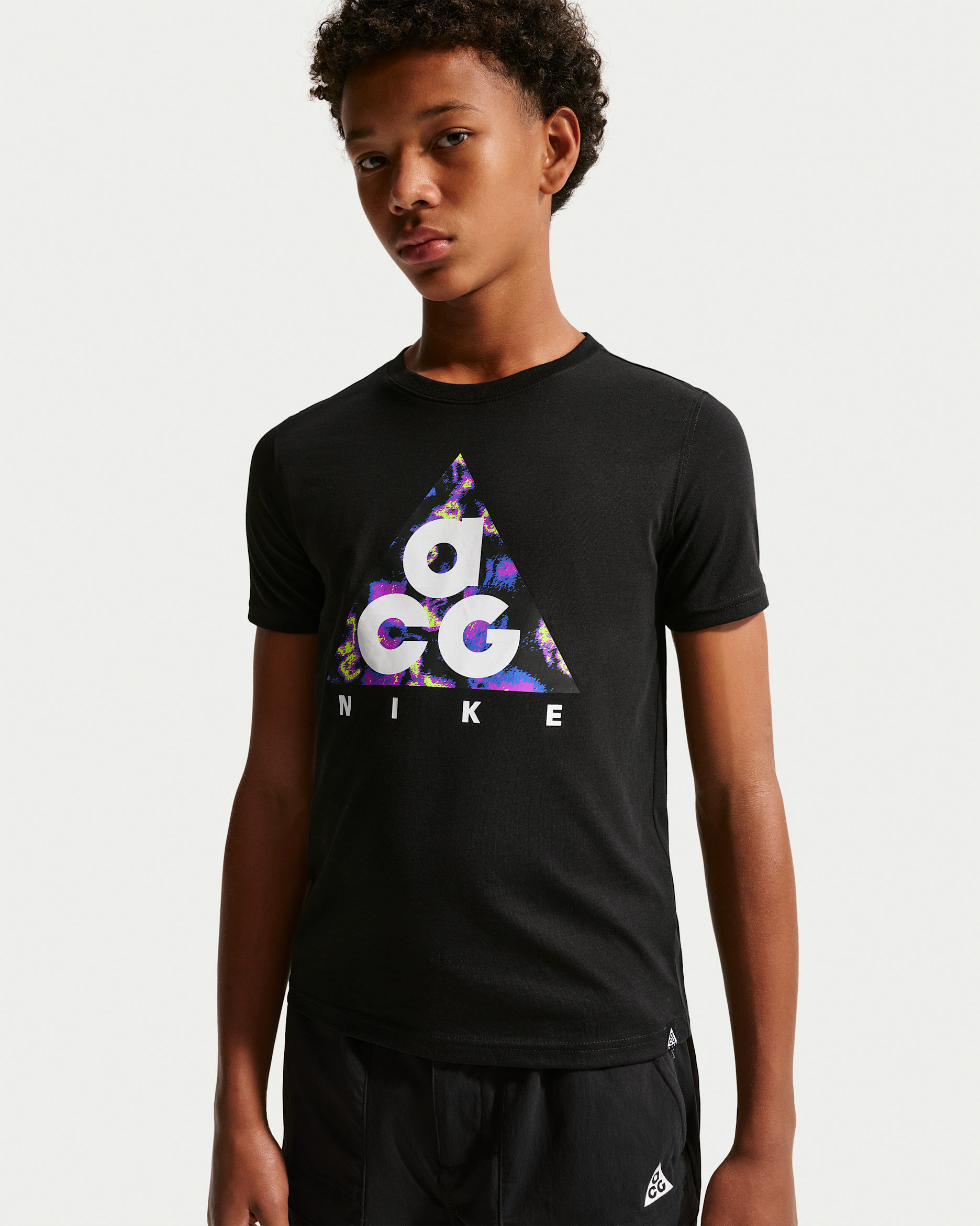 ACG Big Kids' Dri-FIT Altitude Peak T-Shirt - Black