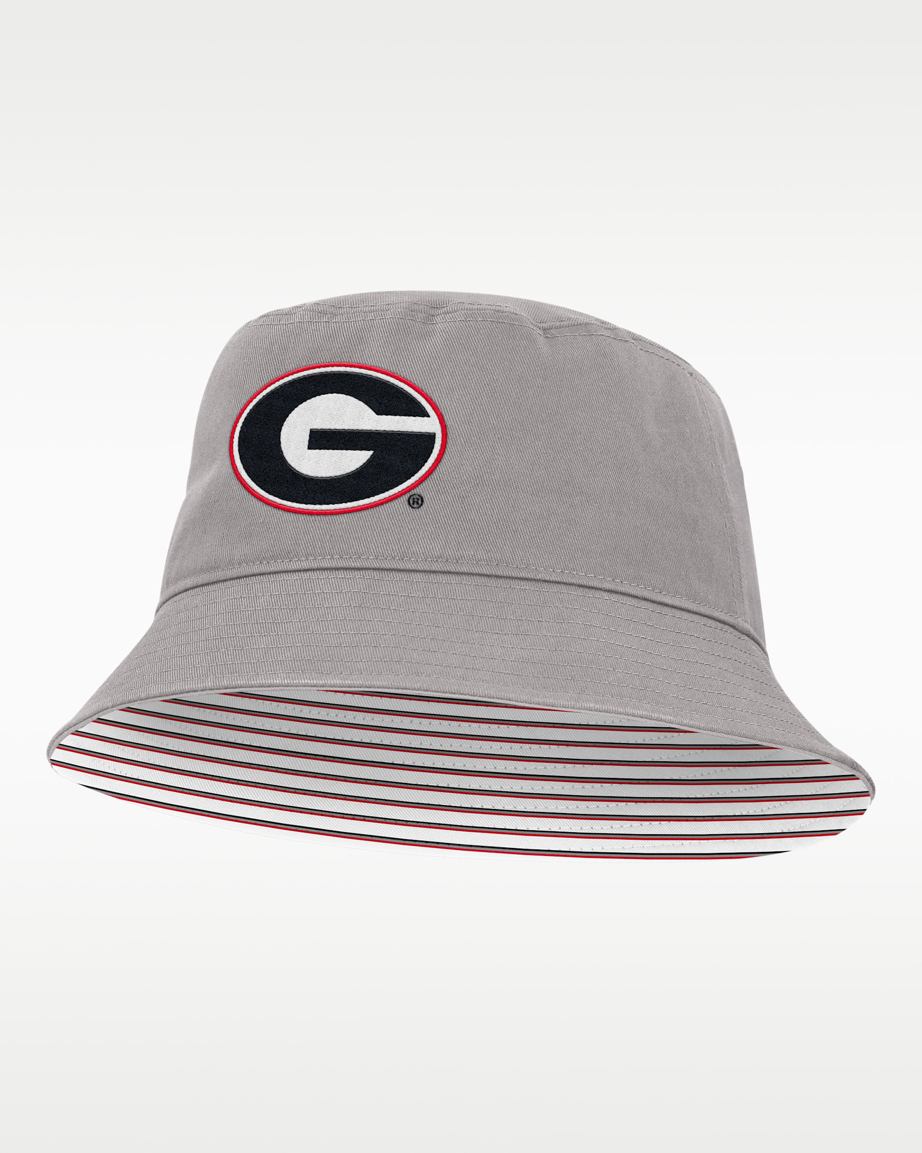 Georgia Primetime Apex Men's Nike College Bucket Hat - Grey