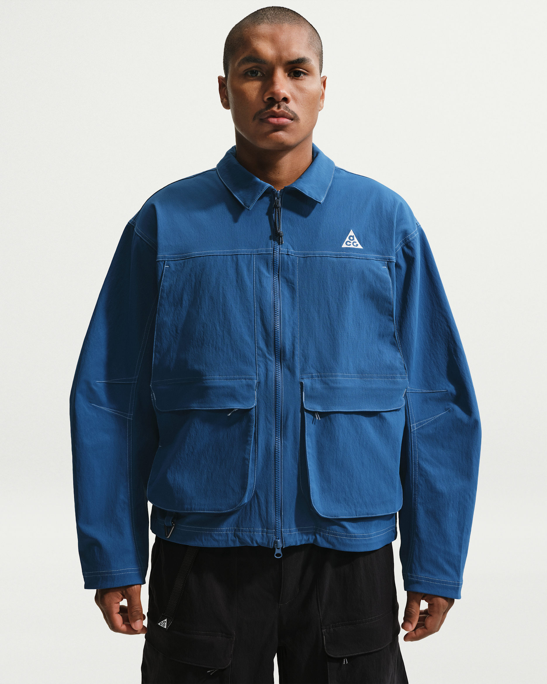 Nike ACG "Smith Summit" Chaqueta con protección UV - Hombre - Court Blue/Work Blue/Summit White
