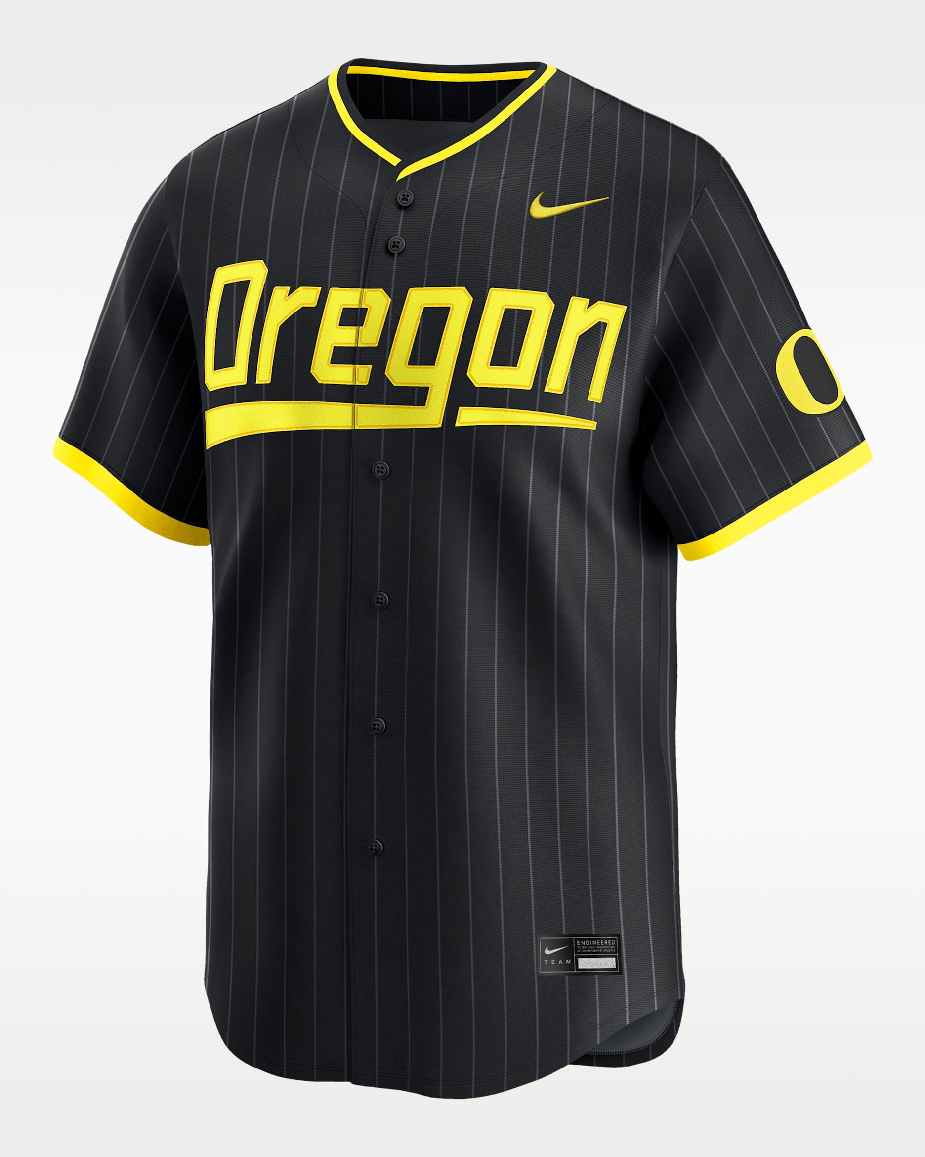 Oregon Men's Nike College Limited Baseball Jersey - Black