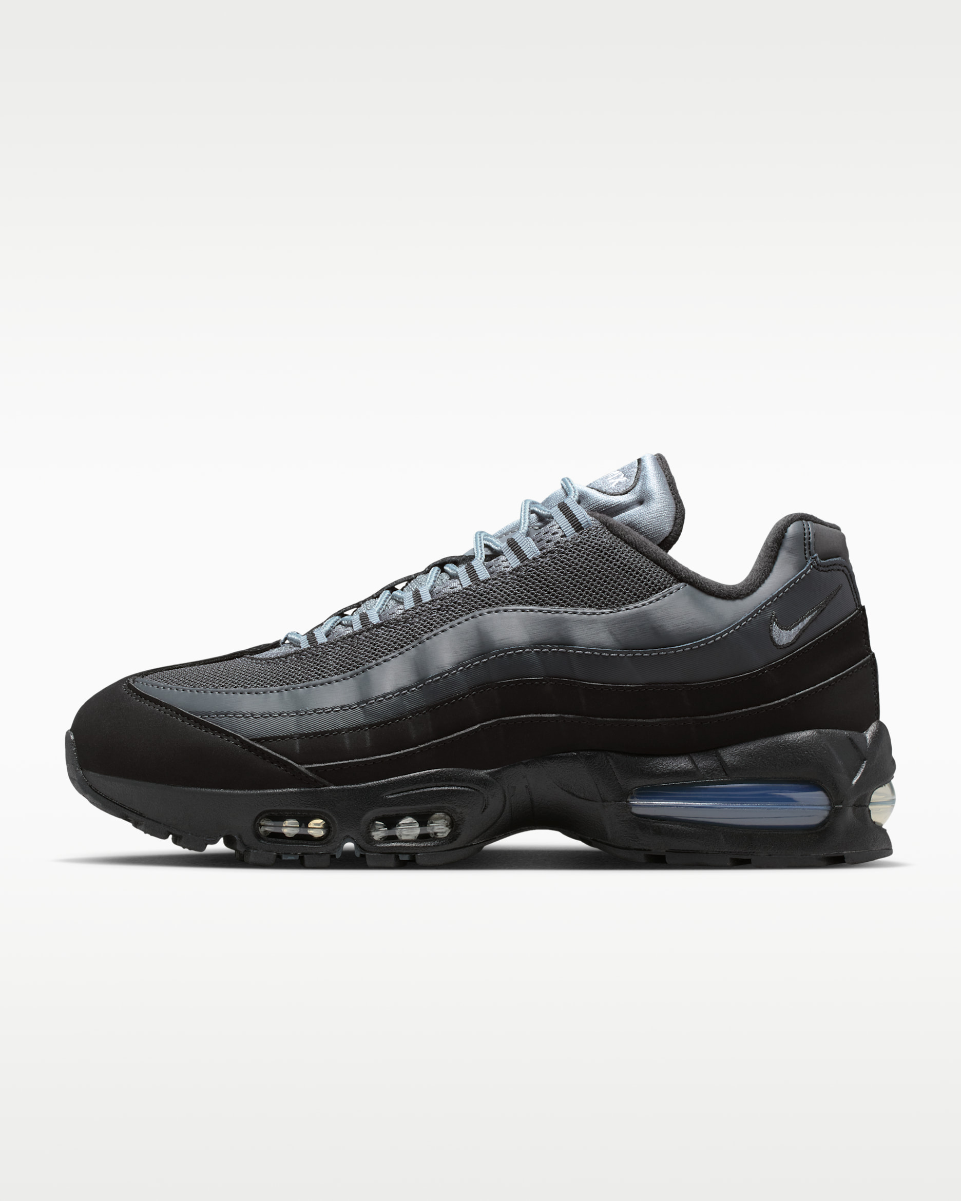Nike Air Max 95 Big Bubble férficipő - Fekete/Lime Blast/Anthracite/Metallic Silver