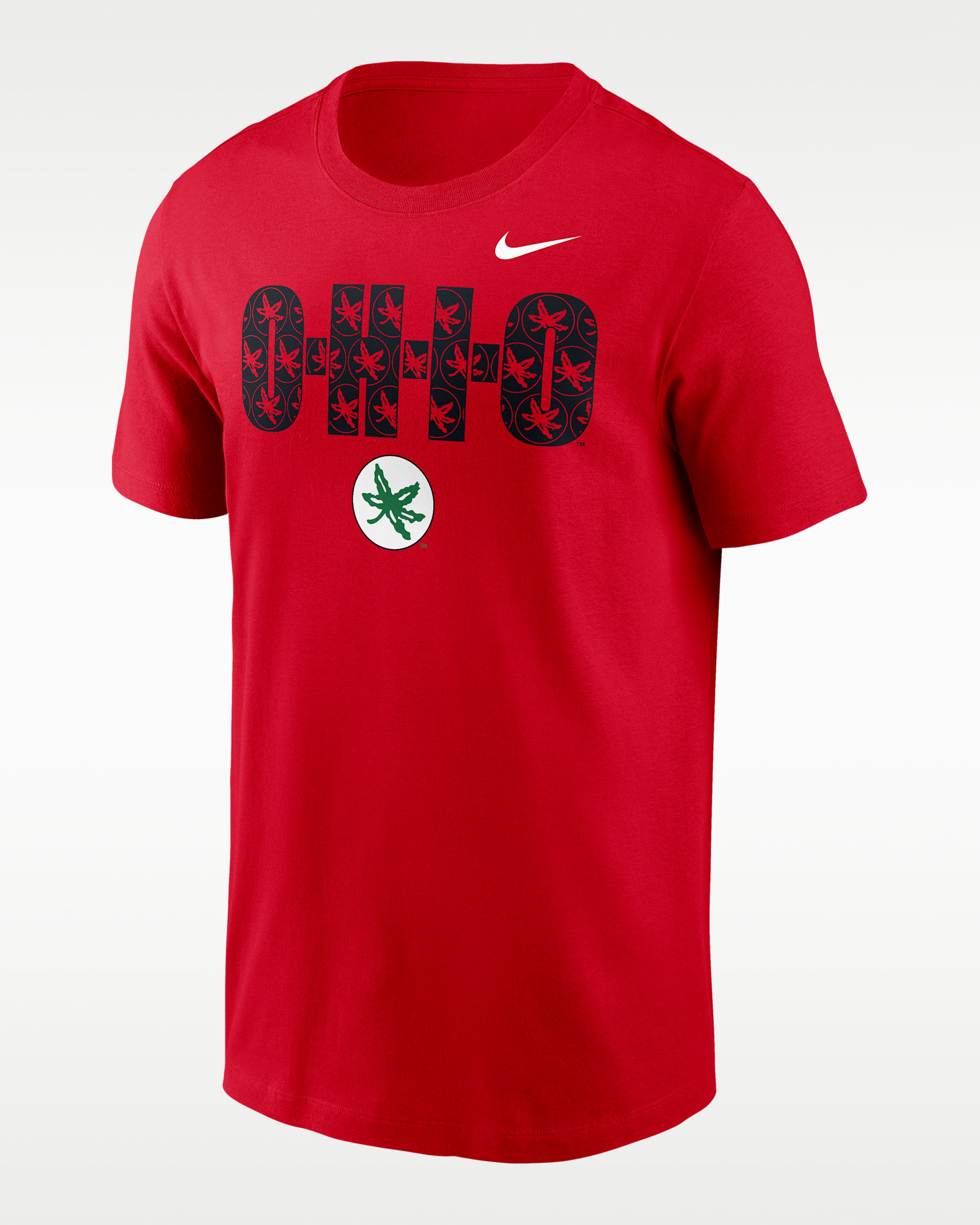 Ohio State Campus Local Men's Nike College T-Shirt - Red/Black/Green/White