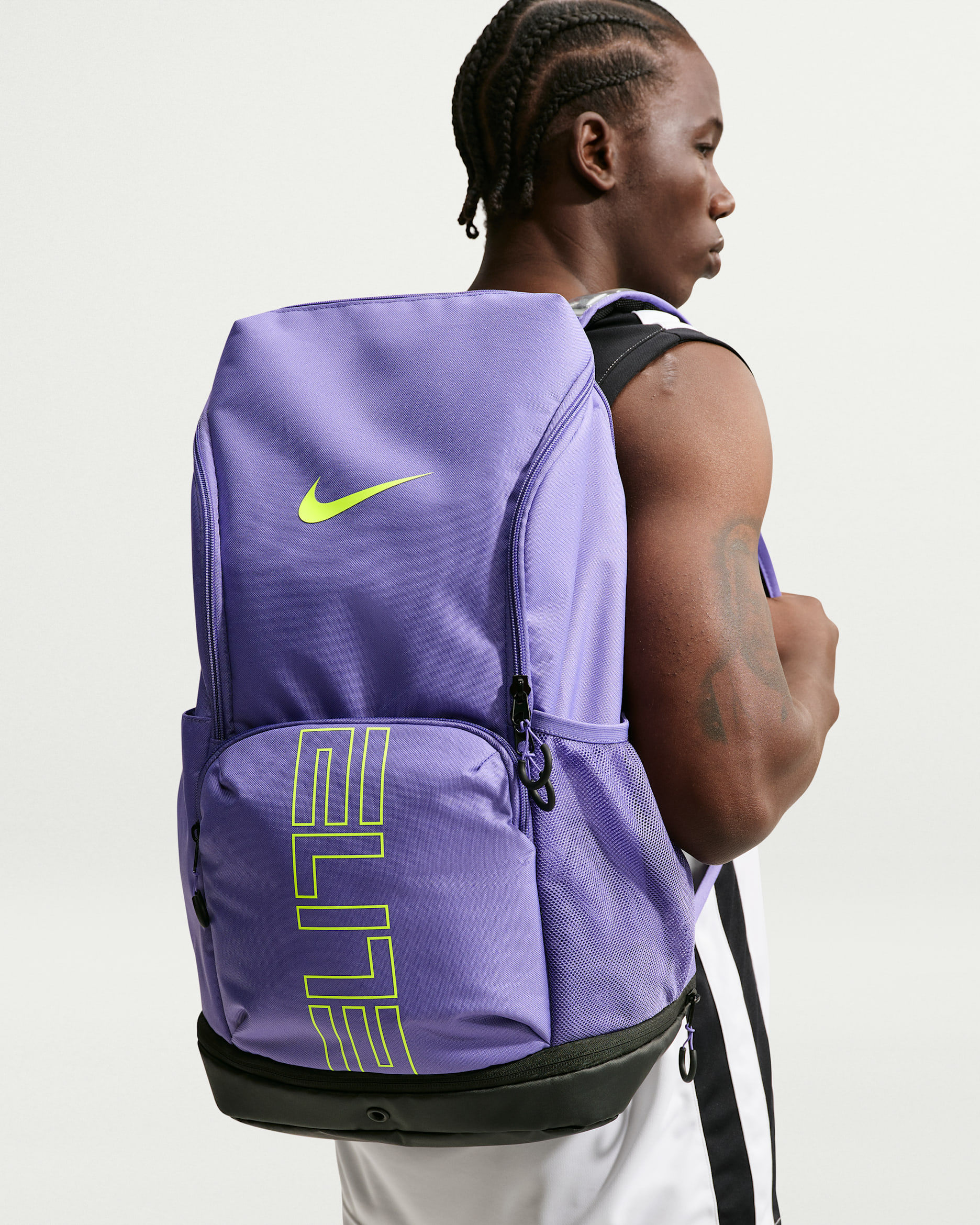 Sac à dos Nike Varsity Elite (32 L) - Dusty Amethyst/Noir/Volt