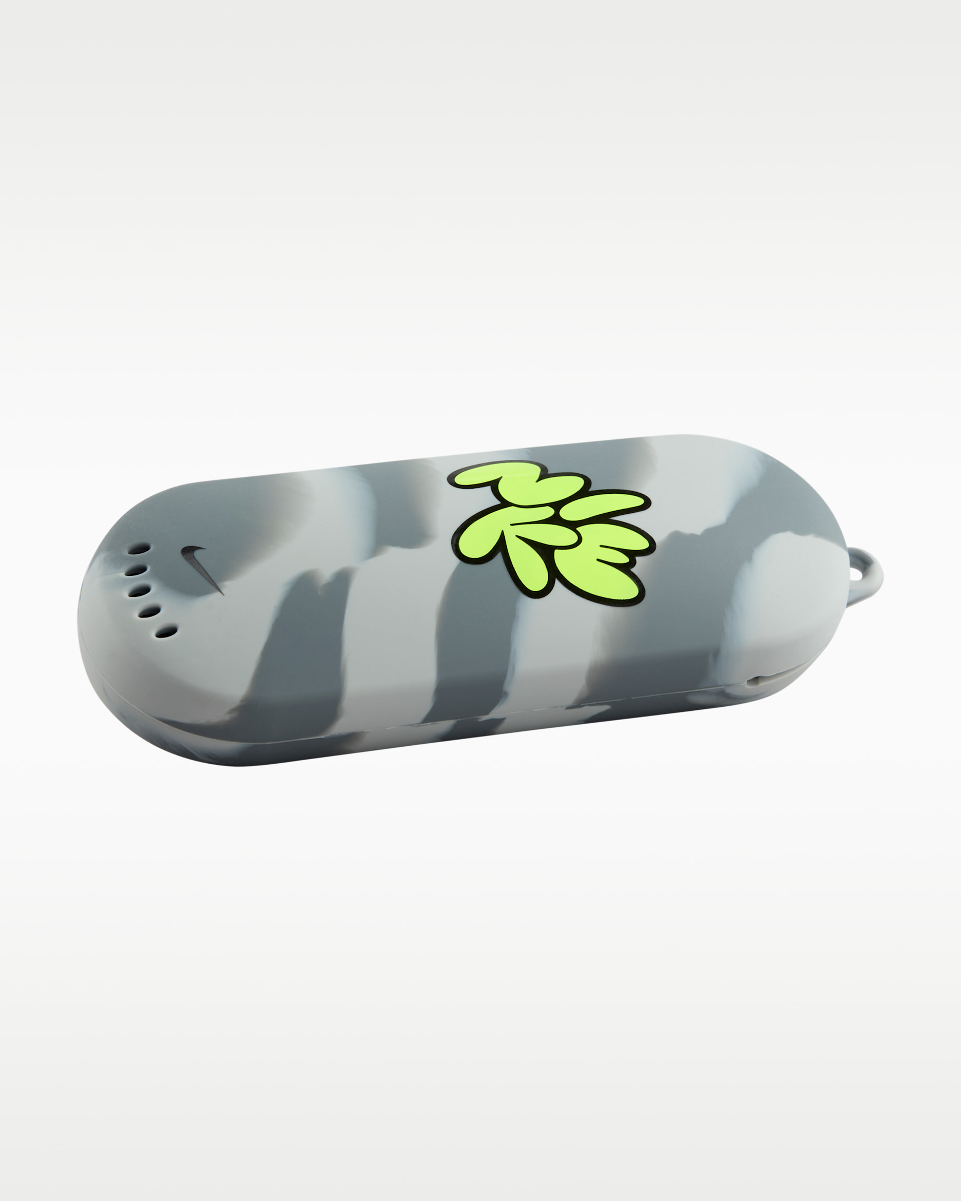 Estuche para goggles Nike Swim - Gris lobo/Gris humo/Volt/Negro