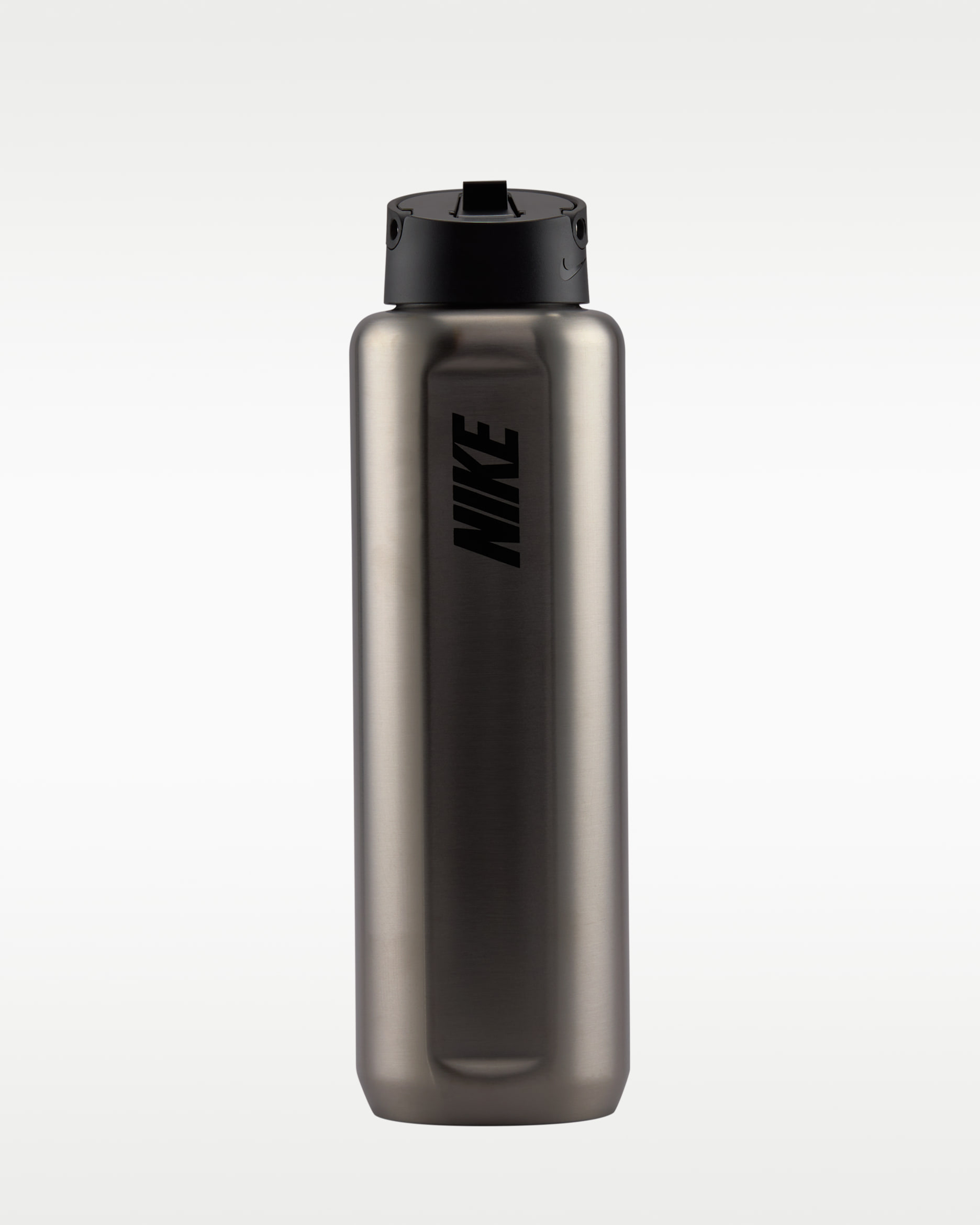 Botella de acero inoxidable con popote (946 ml) Nike Recharge - Acero