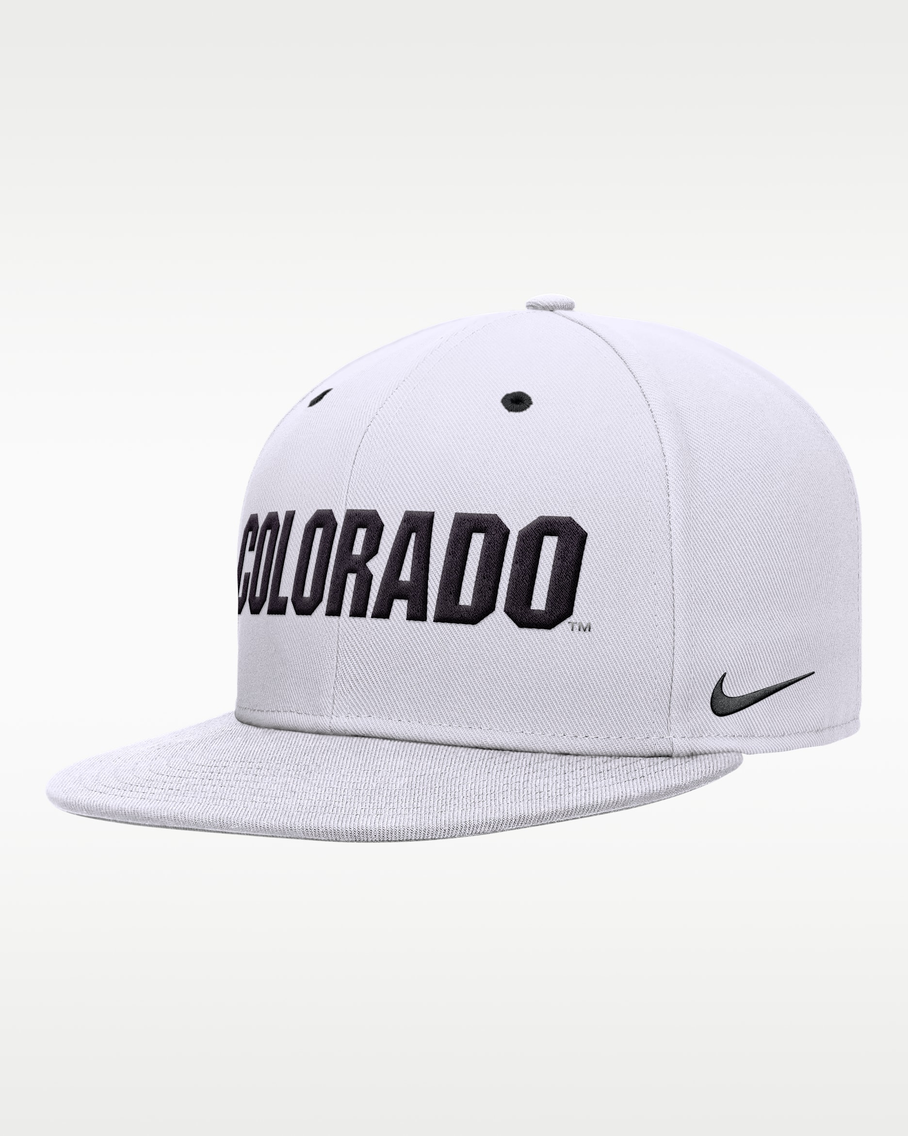 Colorado Coach Prime Pro Men's Nike College Fitted Hat - White
