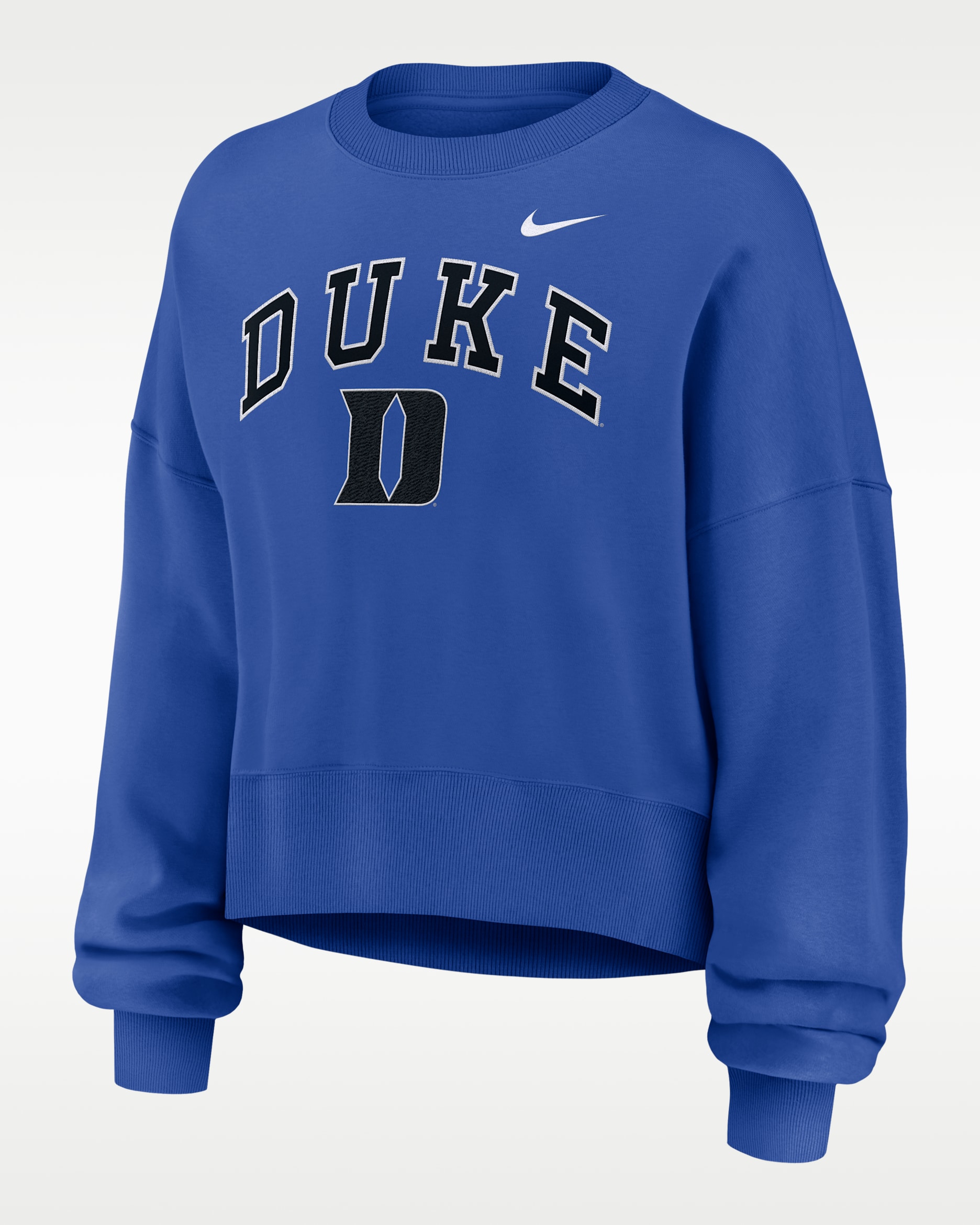 Duke Phoenix Arch Women's Nike College Pullover Crew - Royal