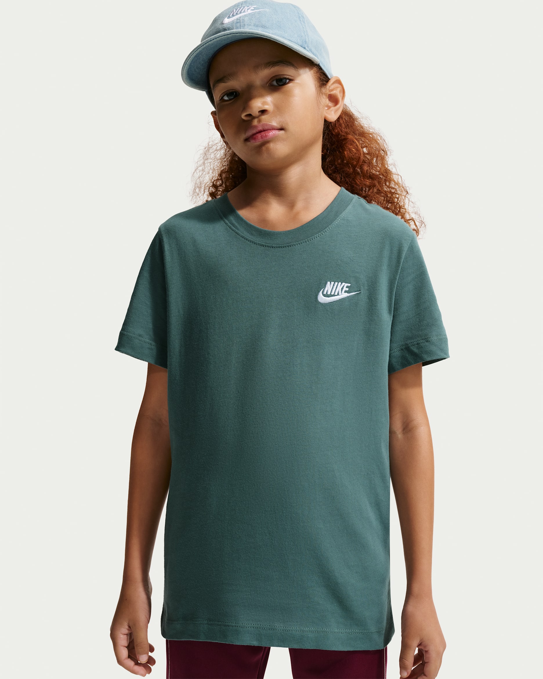 Playera para niños talla grande Nike Sportswear - Pizarra mineral