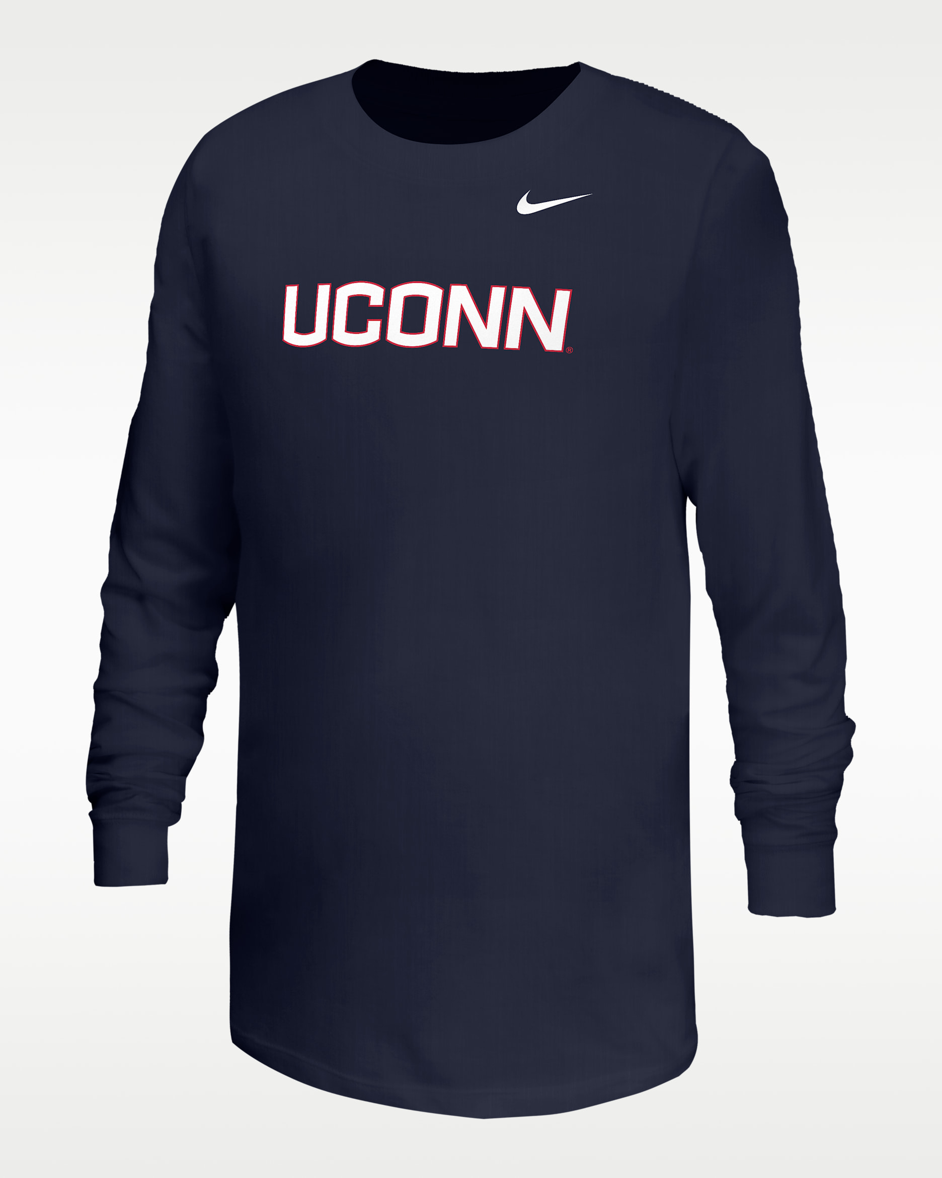 Connecticut Huskies Big Kids' Nike Football T-Shirt - College Navy