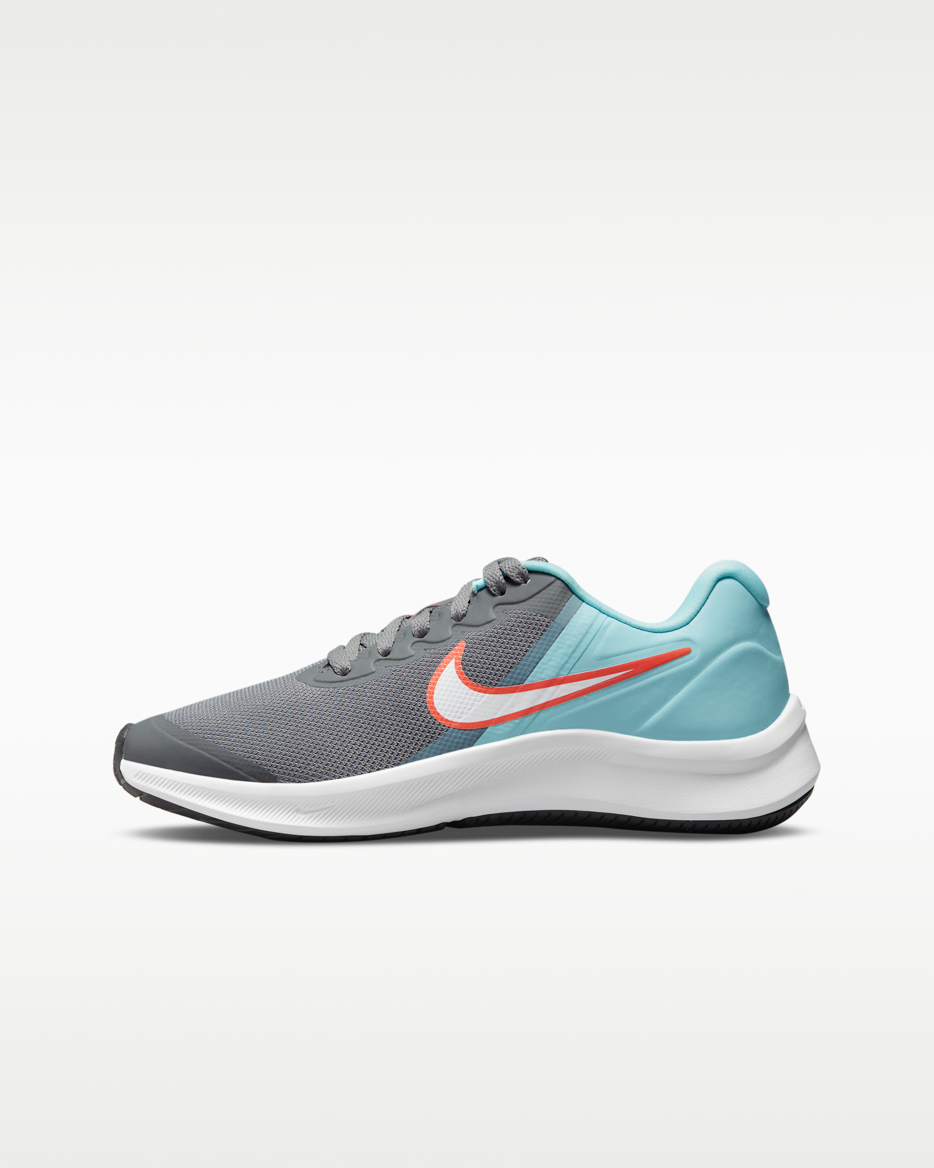 Nike Star Runner 3 Big Kids' Road Running Shoes - Smoke Grey/Magic Ember/Copa/White