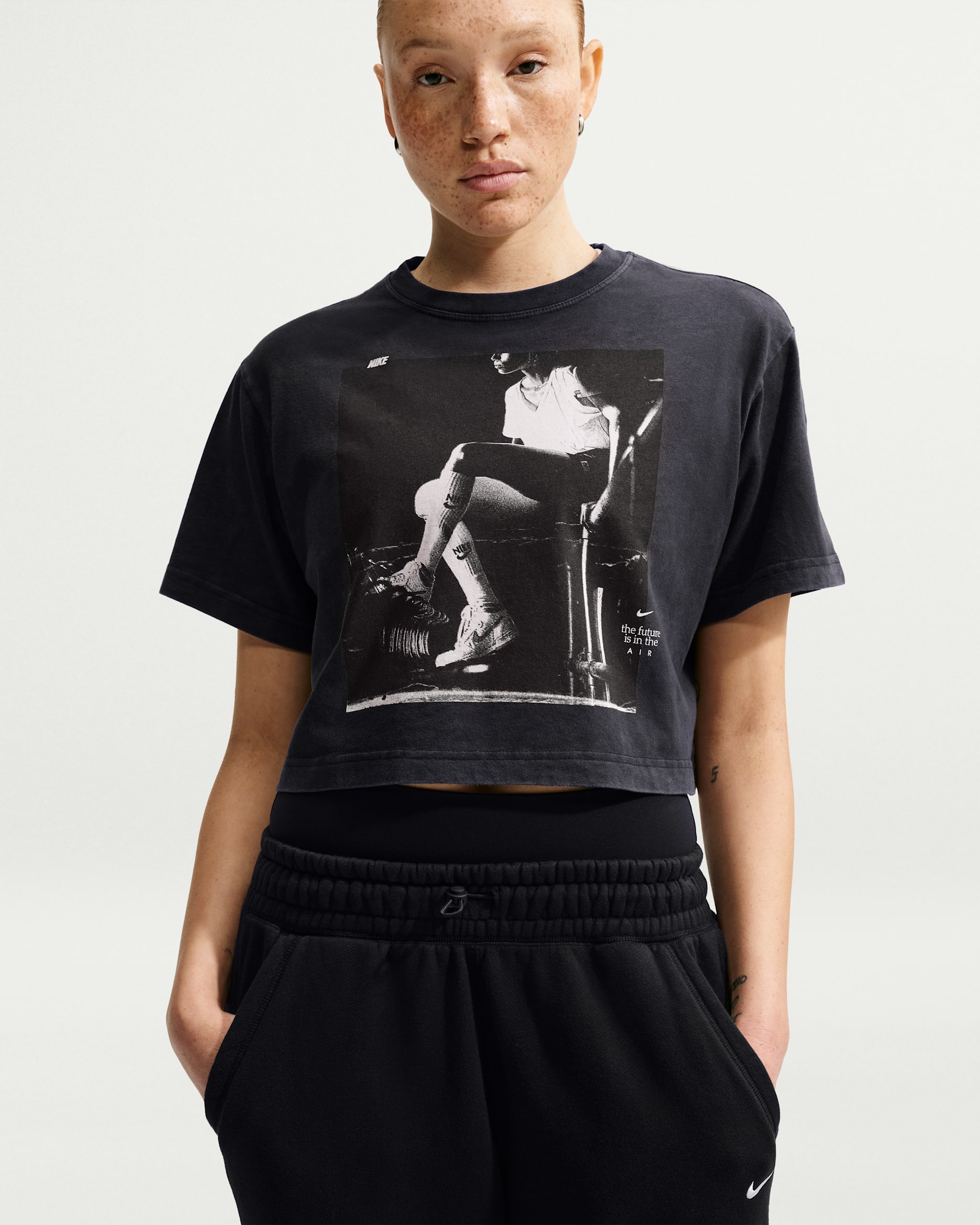 Nike Women's Basketball T-Shirt - Black