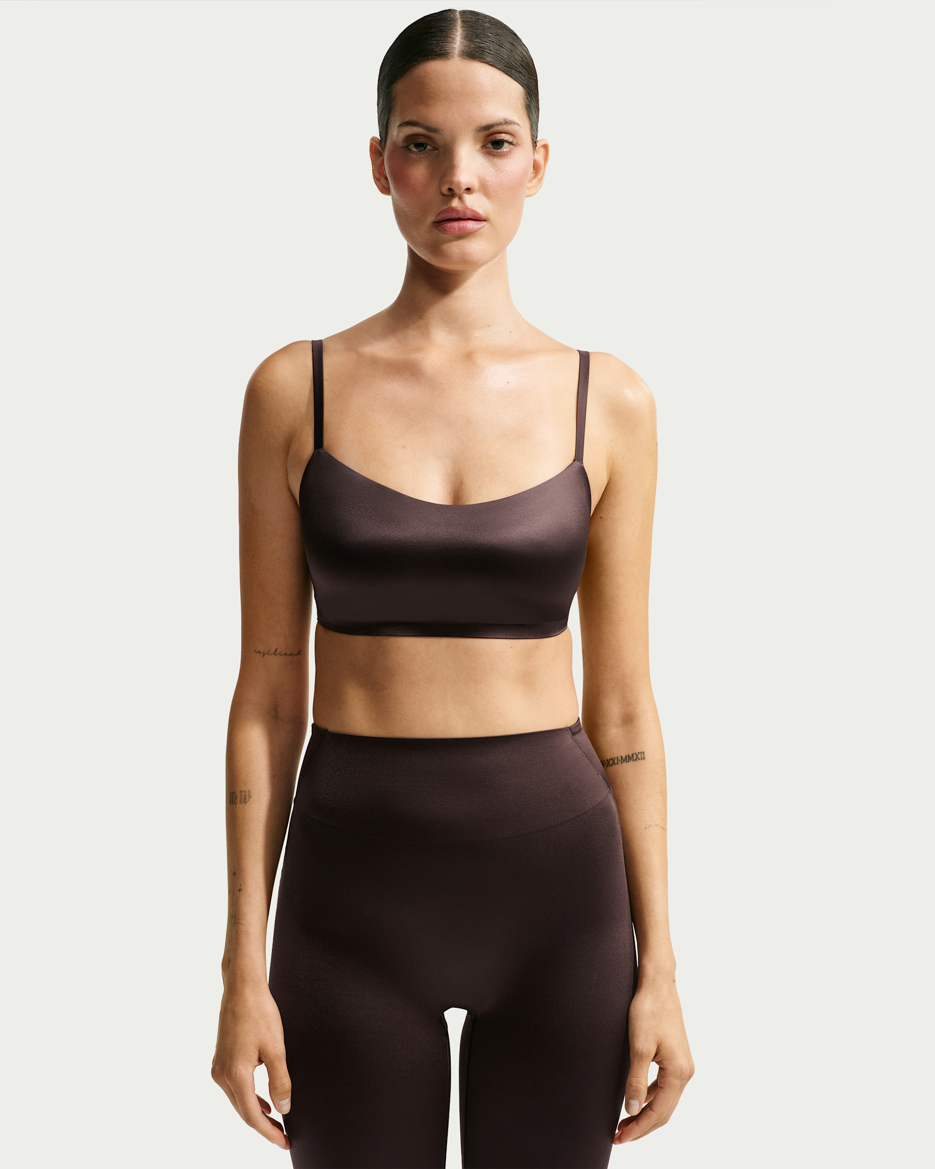 NikeSKIMS Satin Shine Women's Scoop Cami Bra - NSKM Phoenix/NSKM Phoenix